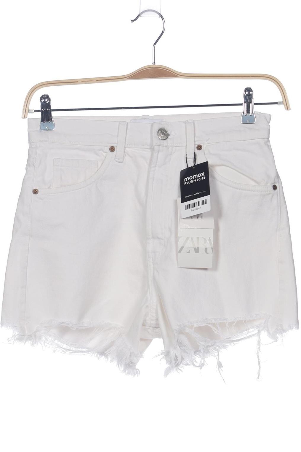 

Zara Damen Shorts, weiß, Gr. 38