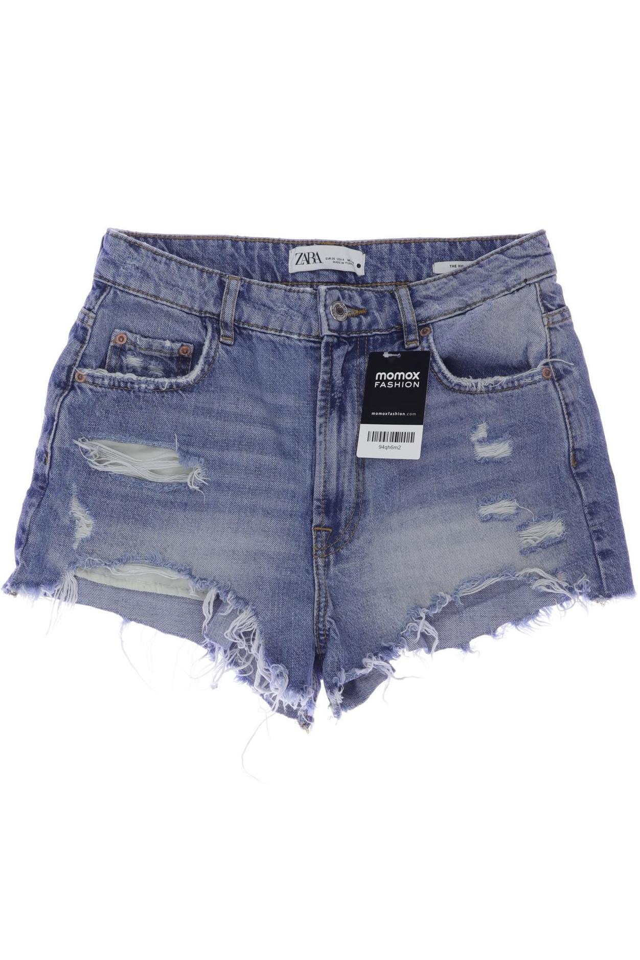 

Zara Damen Shorts, blau, Gr. 36