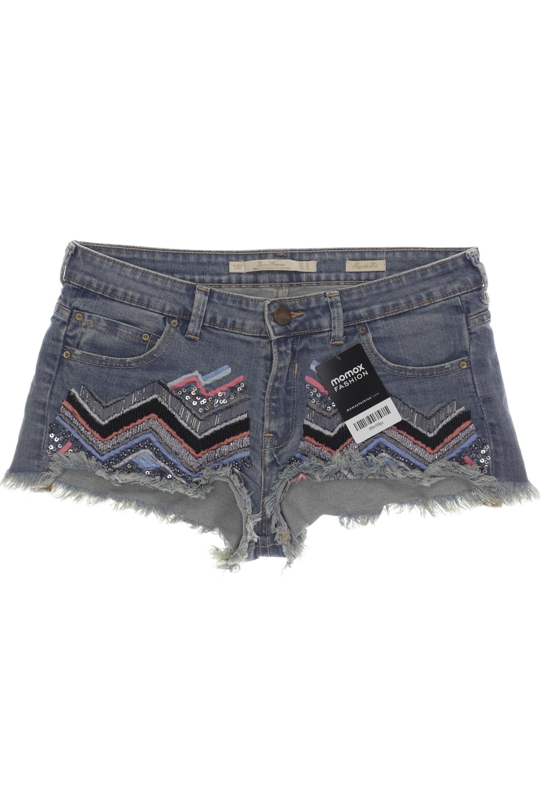 

ZARA Damen Shorts, blau
