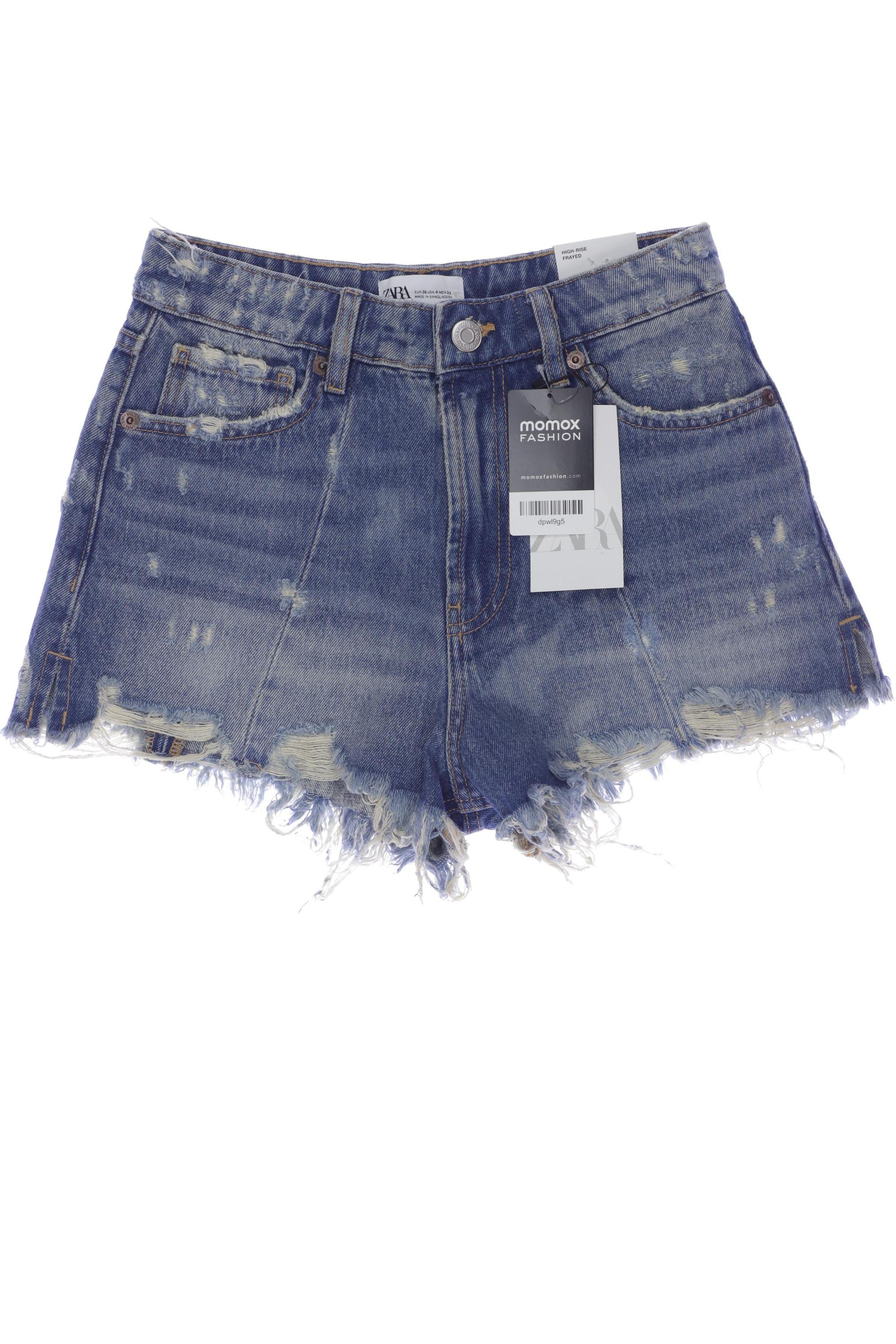 

Zara Damen Shorts, blau, Gr. 36