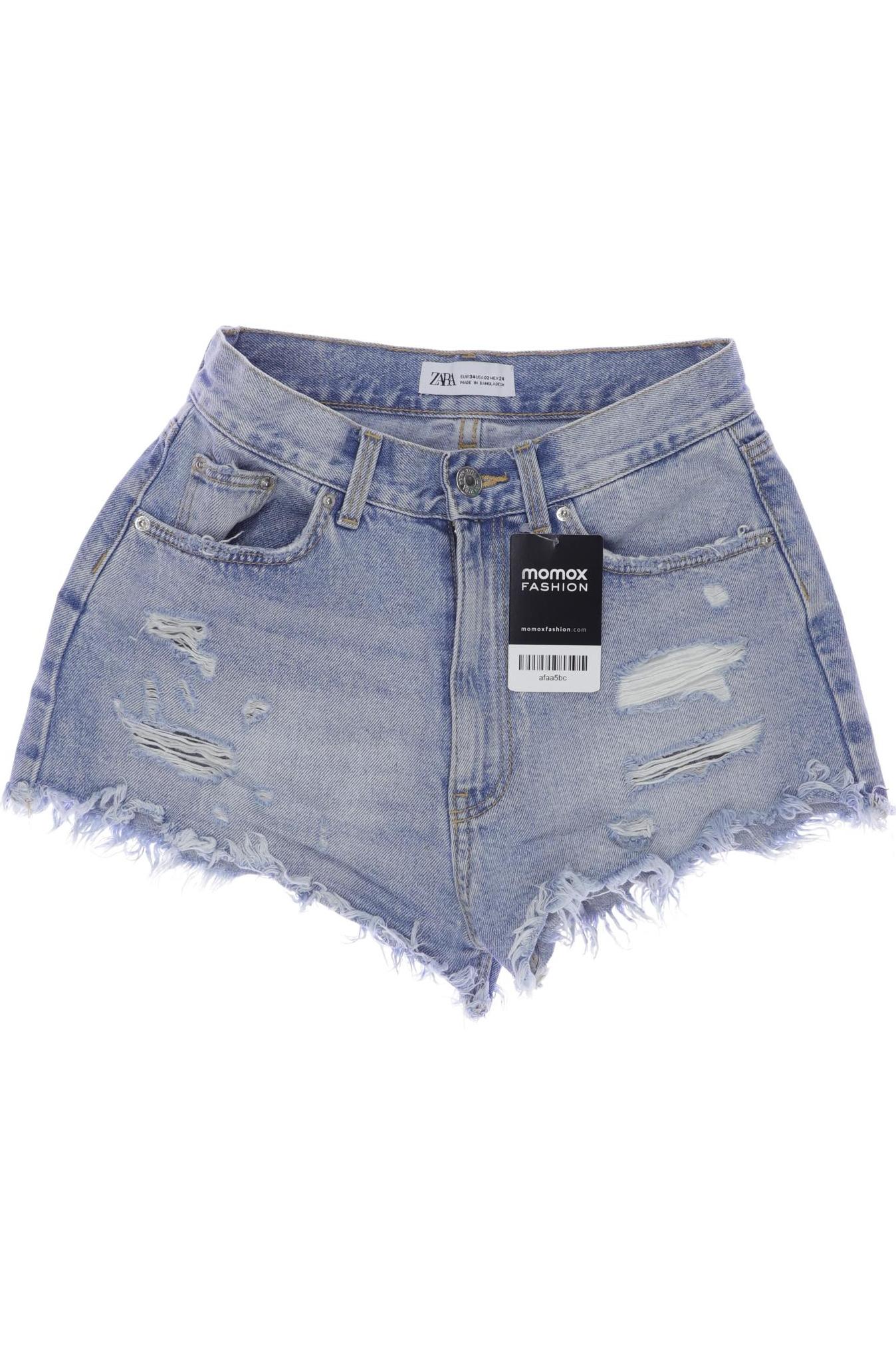 

Zara Damen Shorts, hellblau, Gr. 34