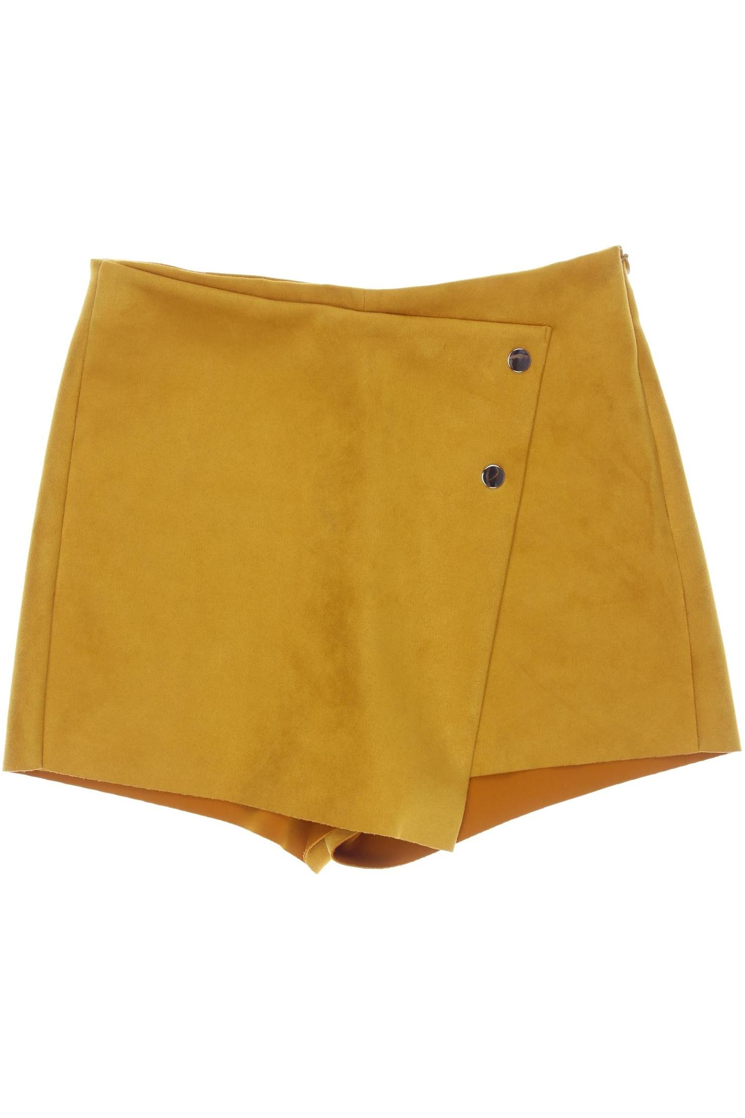 

Zara Damen Shorts, gelb, Gr. 34
