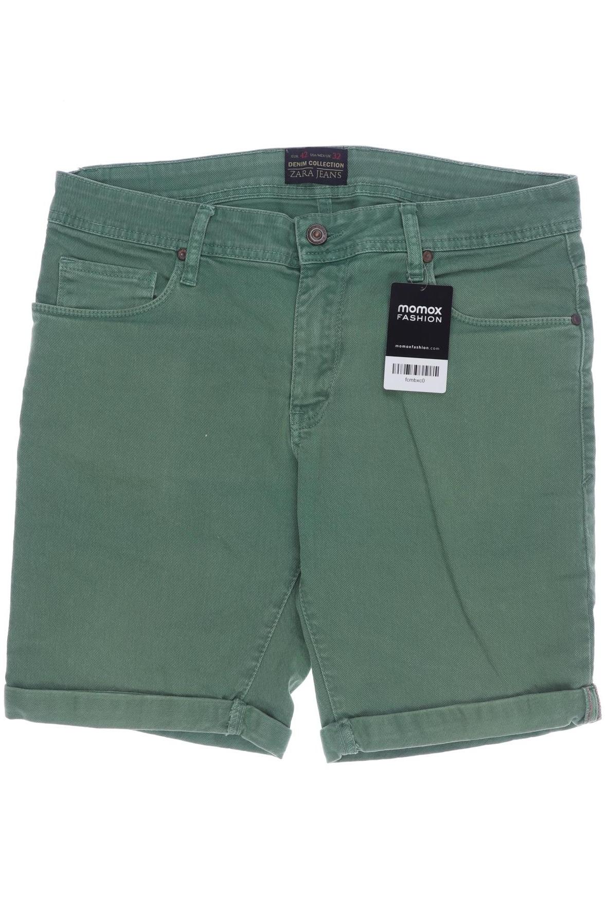 

Zara Damen Shorts, grün, Gr. 42