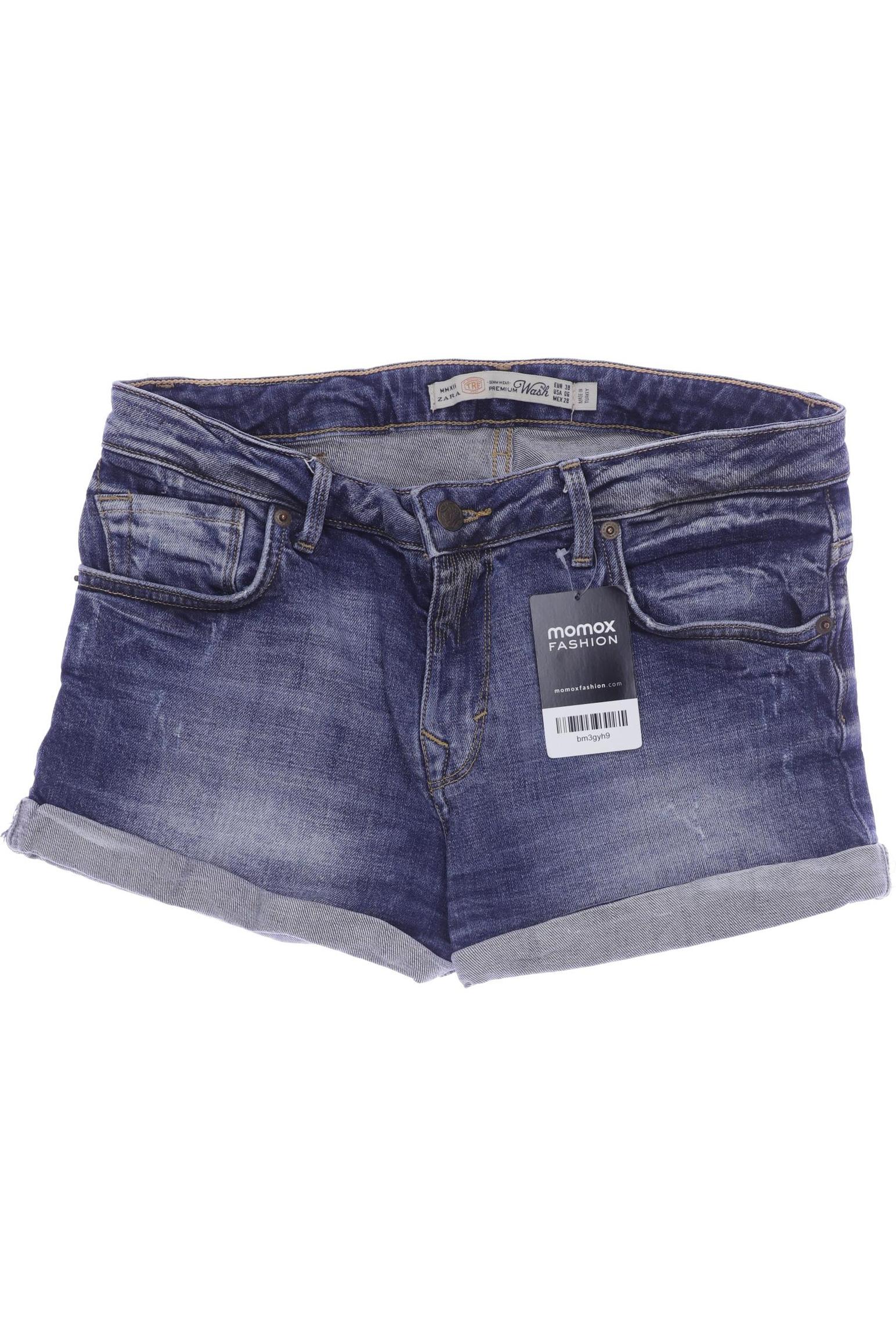 

Zara Damen Shorts, blau, Gr. 38