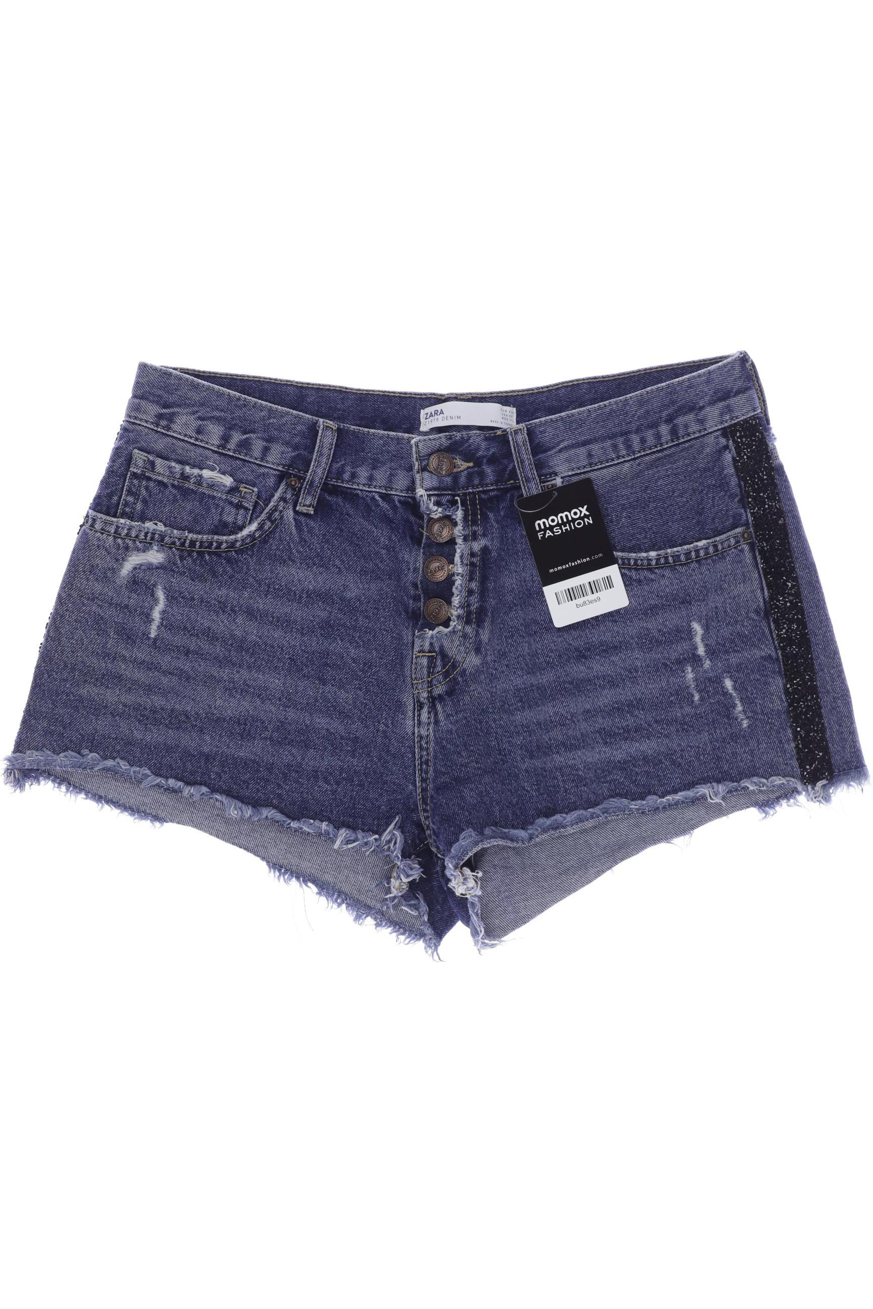 

ZARA Damen Shorts, blau