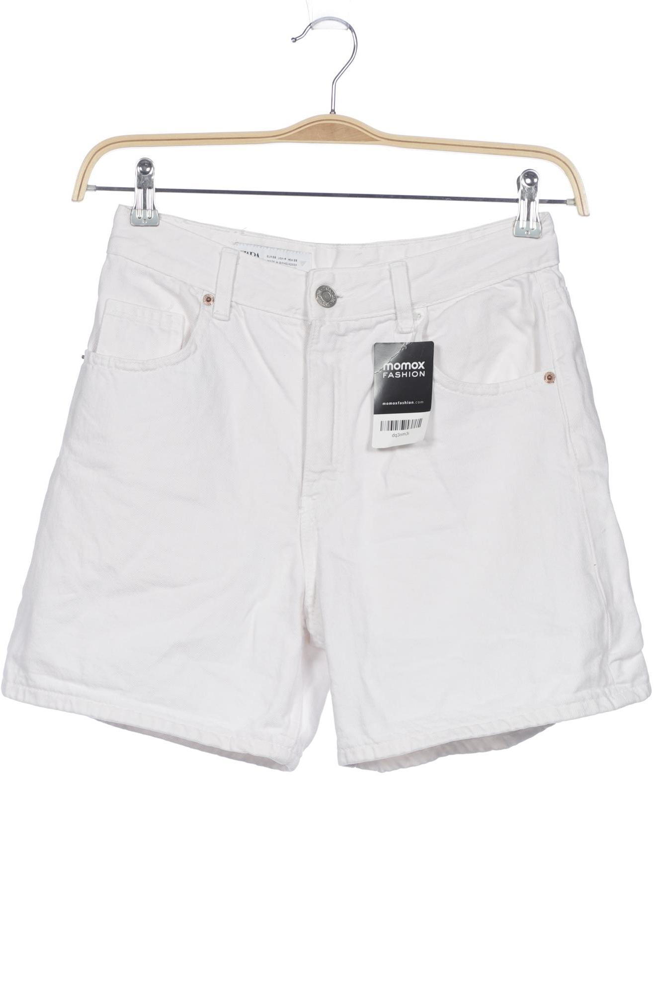 

Zara Damen Shorts, weiß, Gr. 36