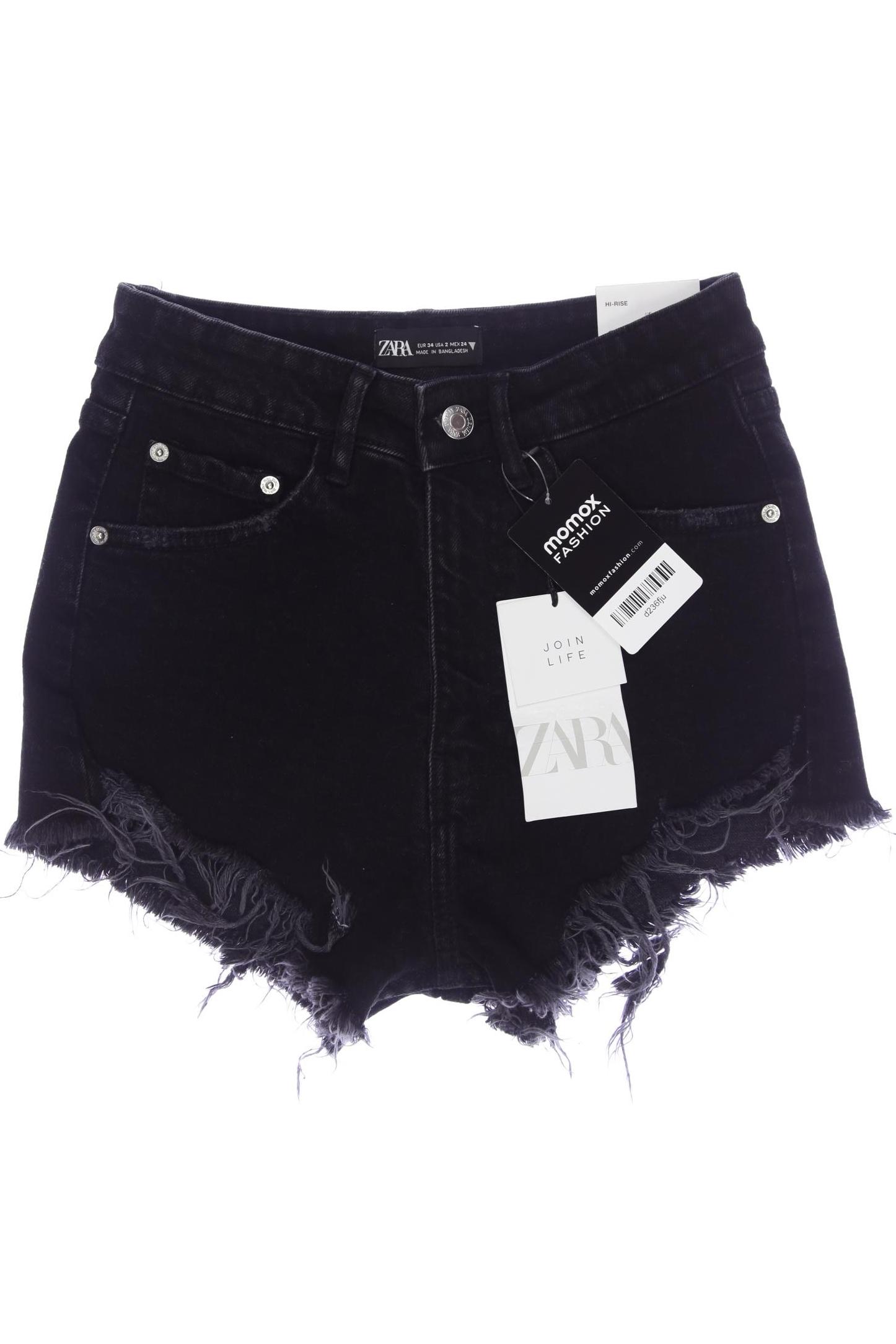 

Zara Damen Shorts, schwarz, Gr. 34