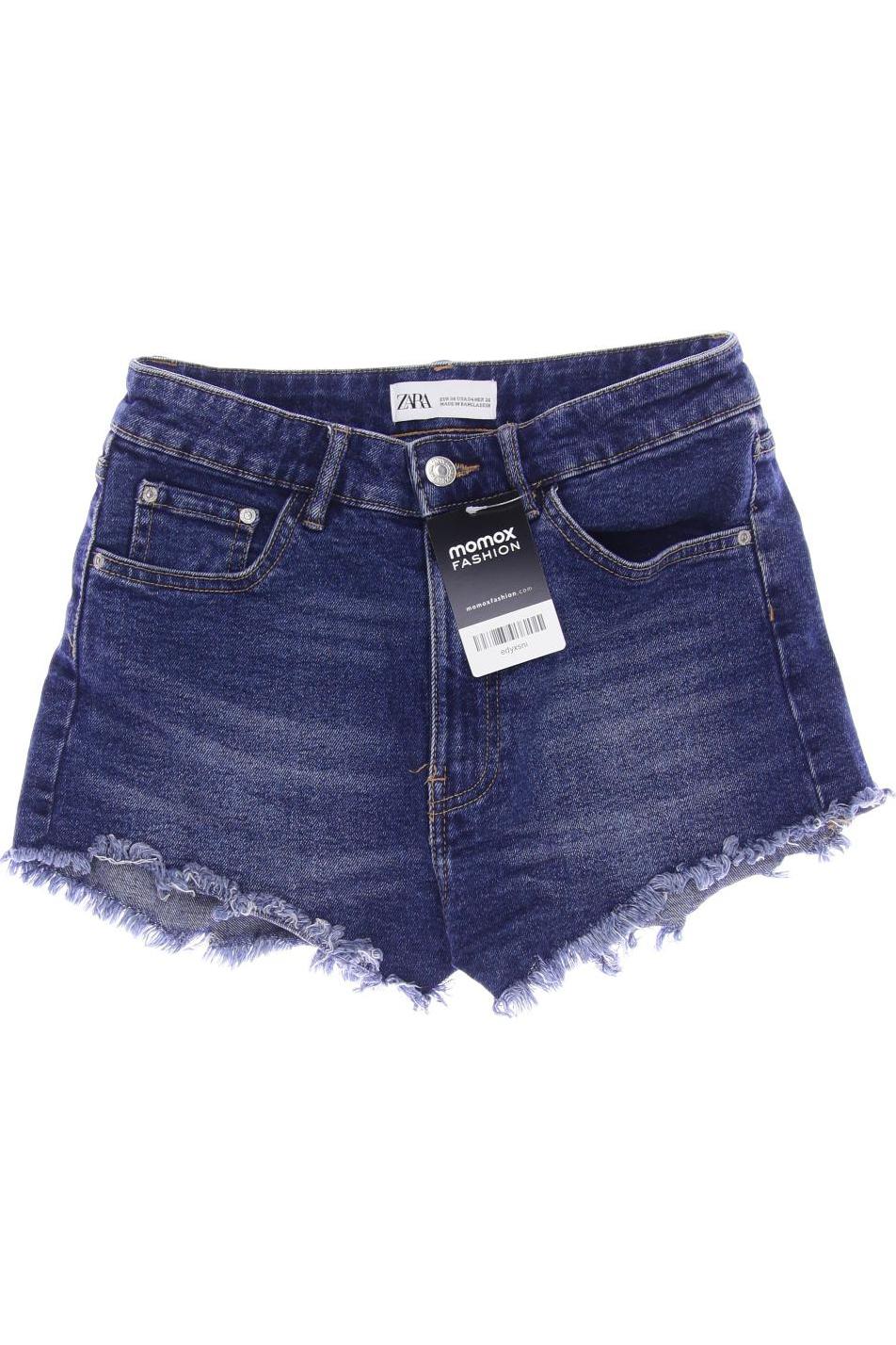 

ZARA Damen Shorts, blau