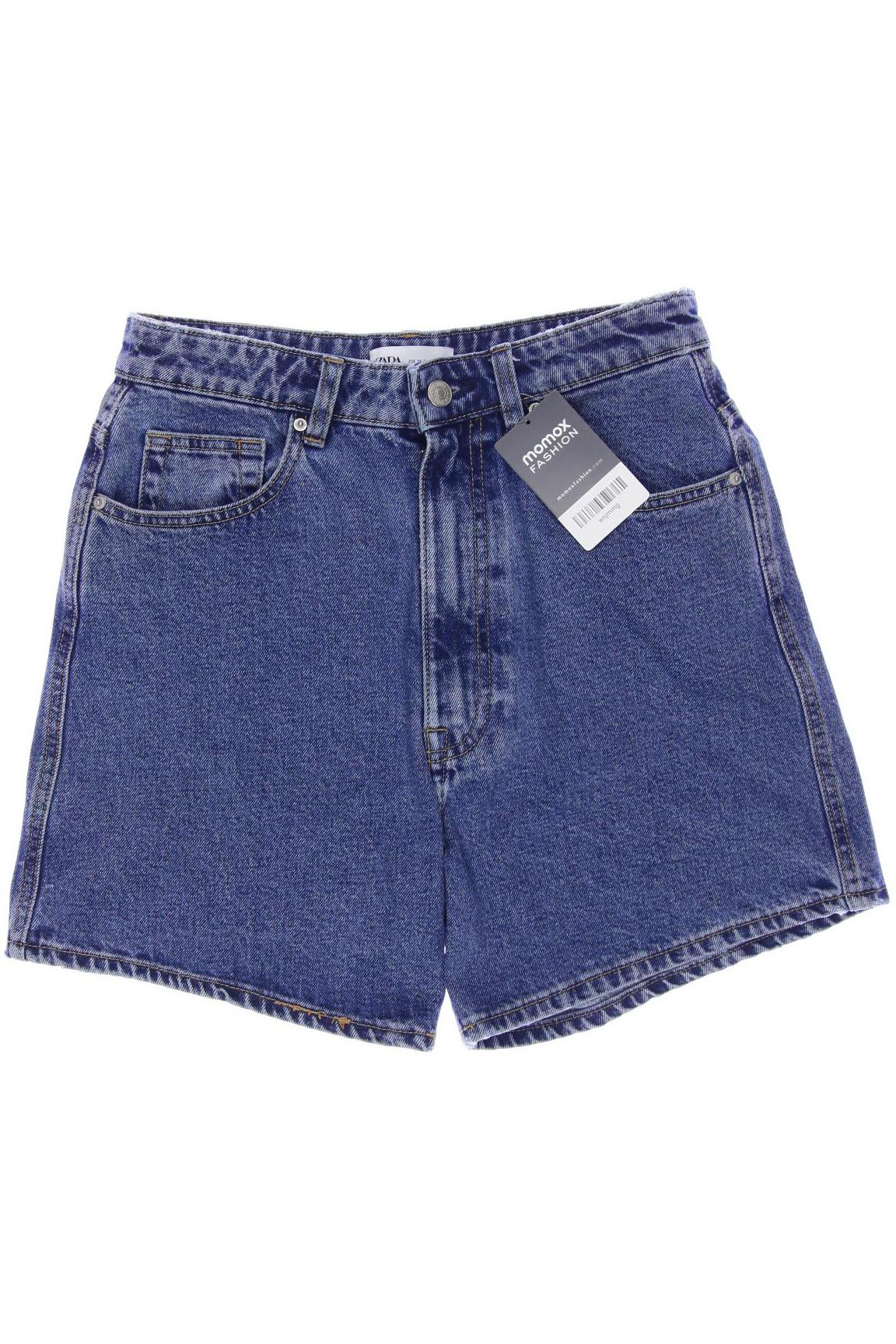 

ZARA Damen Shorts, blau