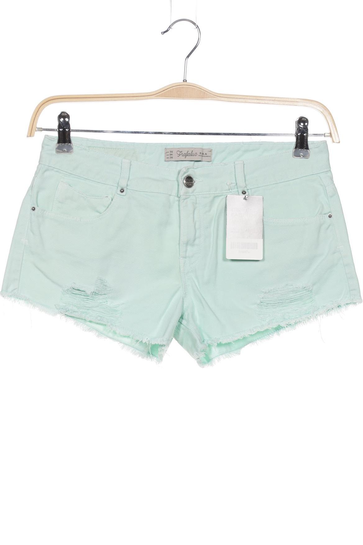

Zara Damen Shorts, hellgrün, Gr. 36