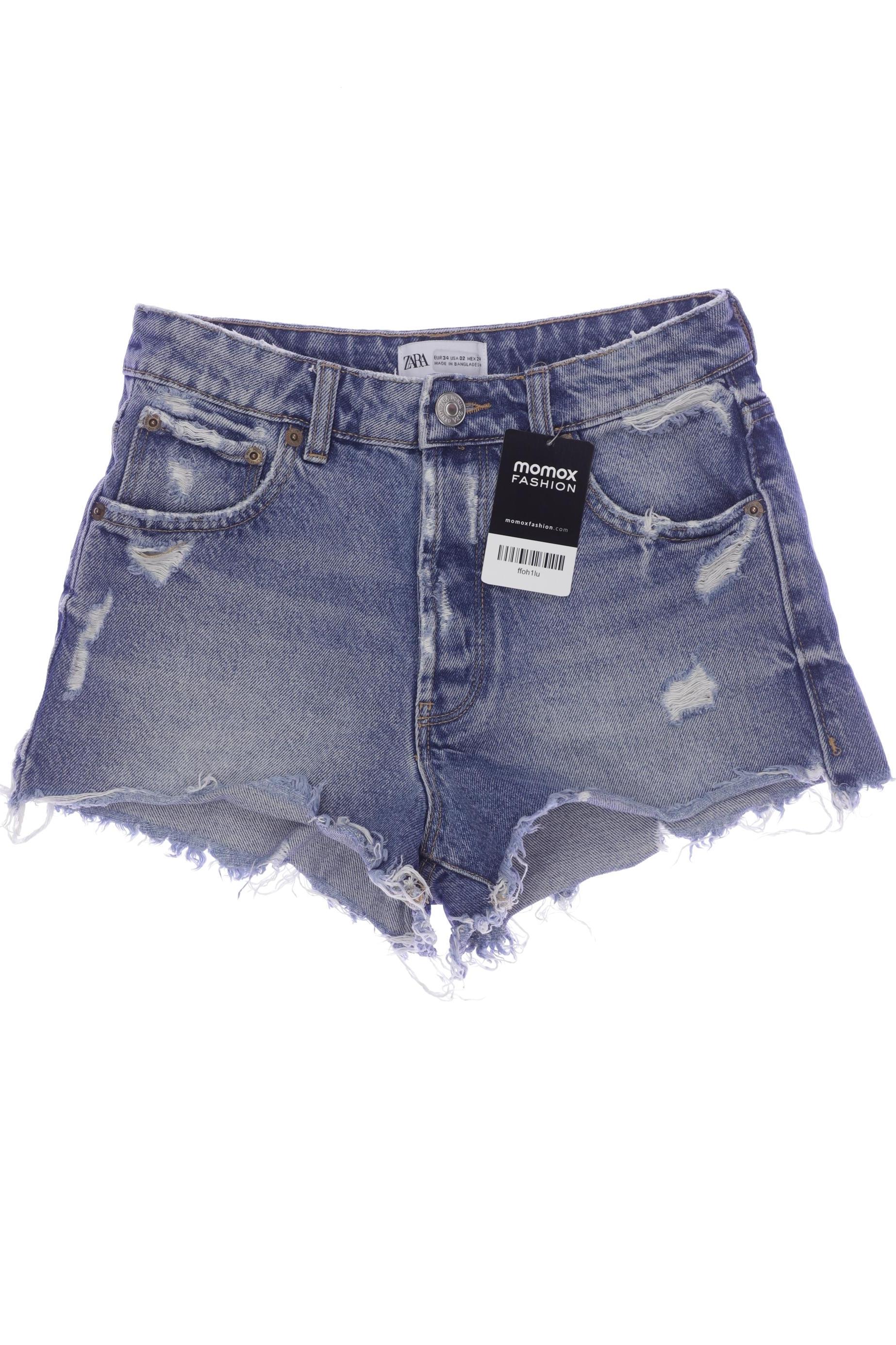

Zara Damen Shorts, blau, Gr. 34