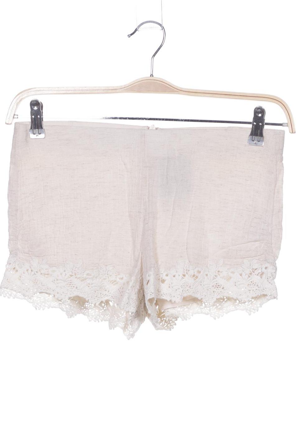

Zara Damen Shorts, cremeweiß, Gr. 36