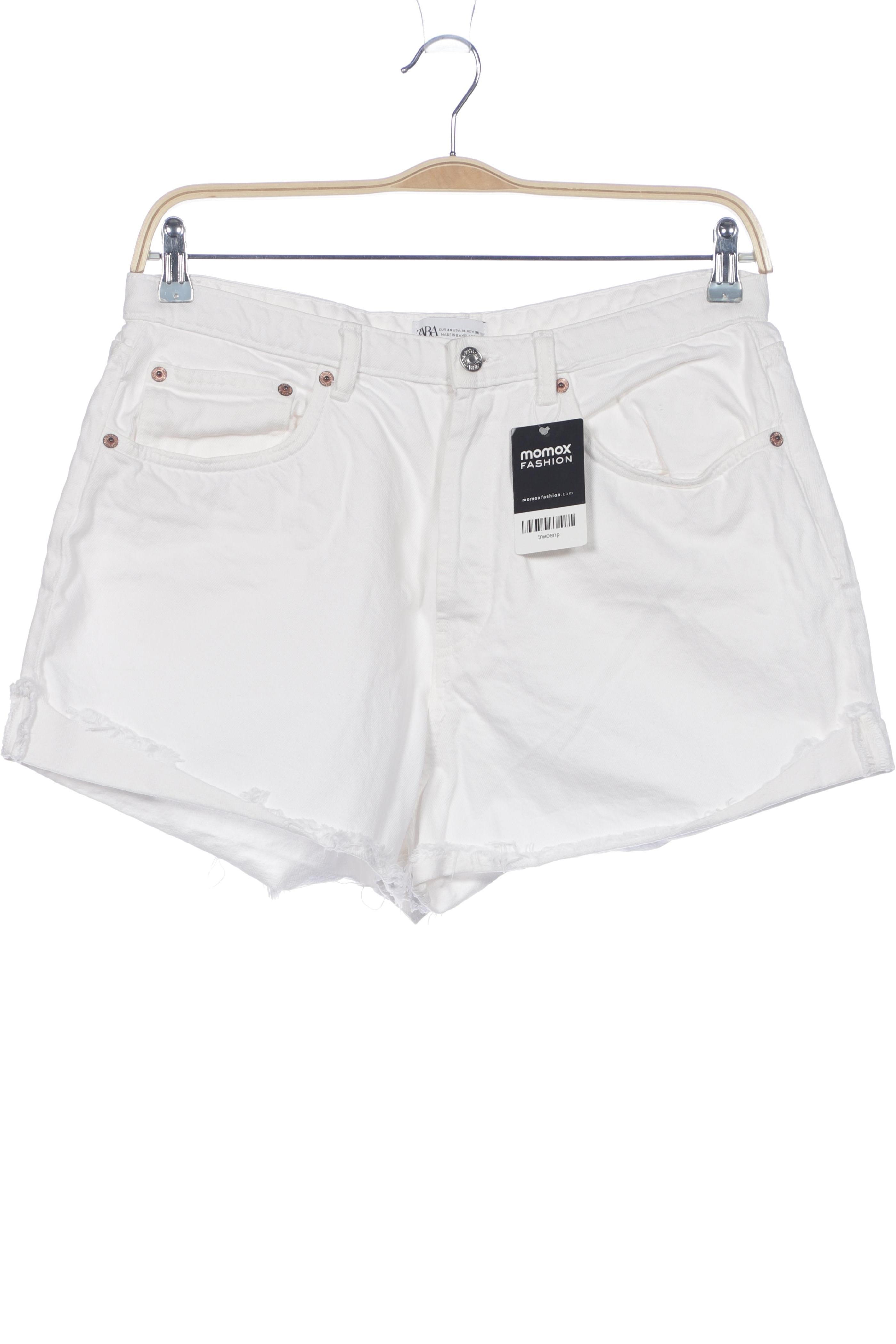 

Zara Damen Shorts, weiß, Gr. 46