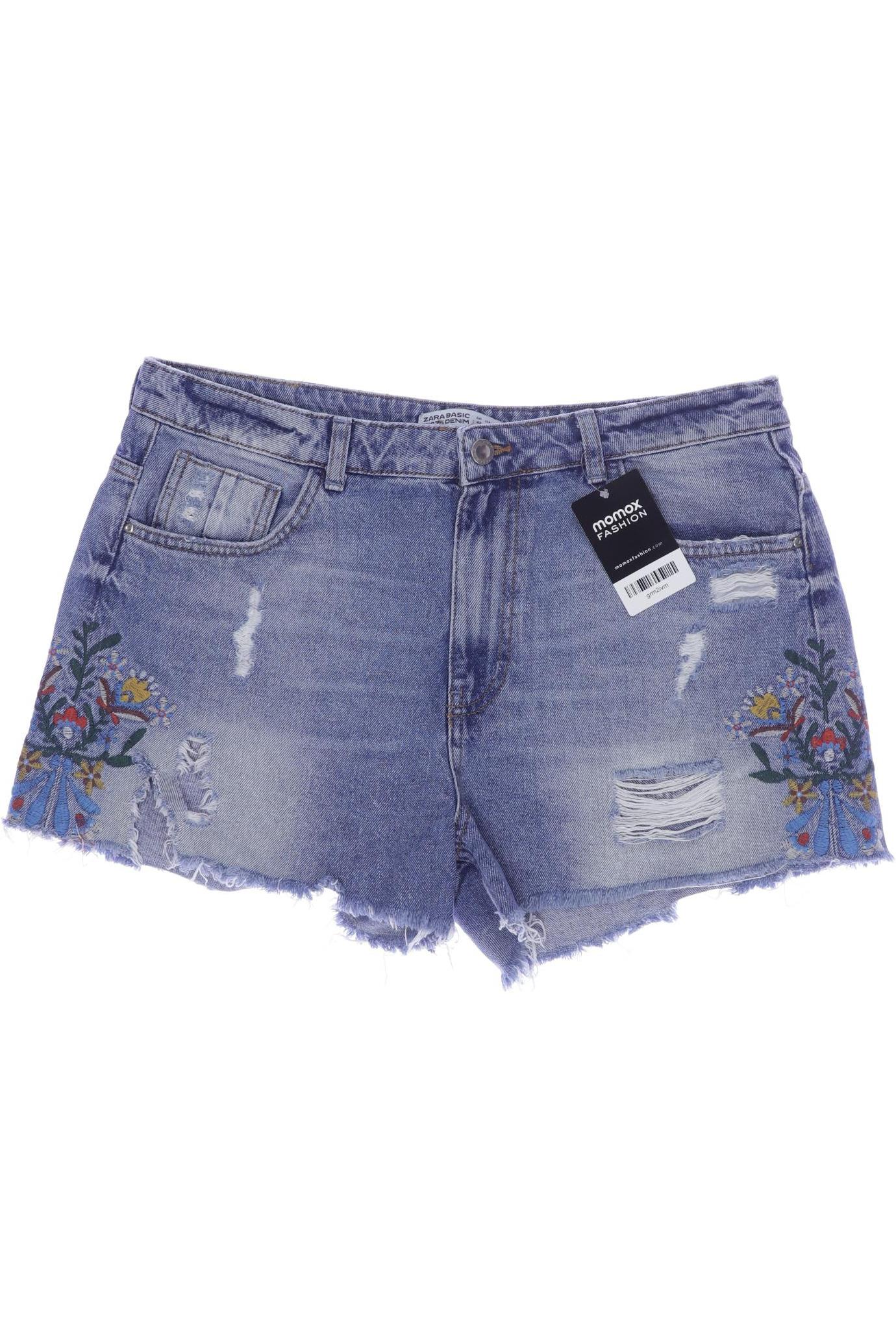 

ZARA Damen Shorts, blau