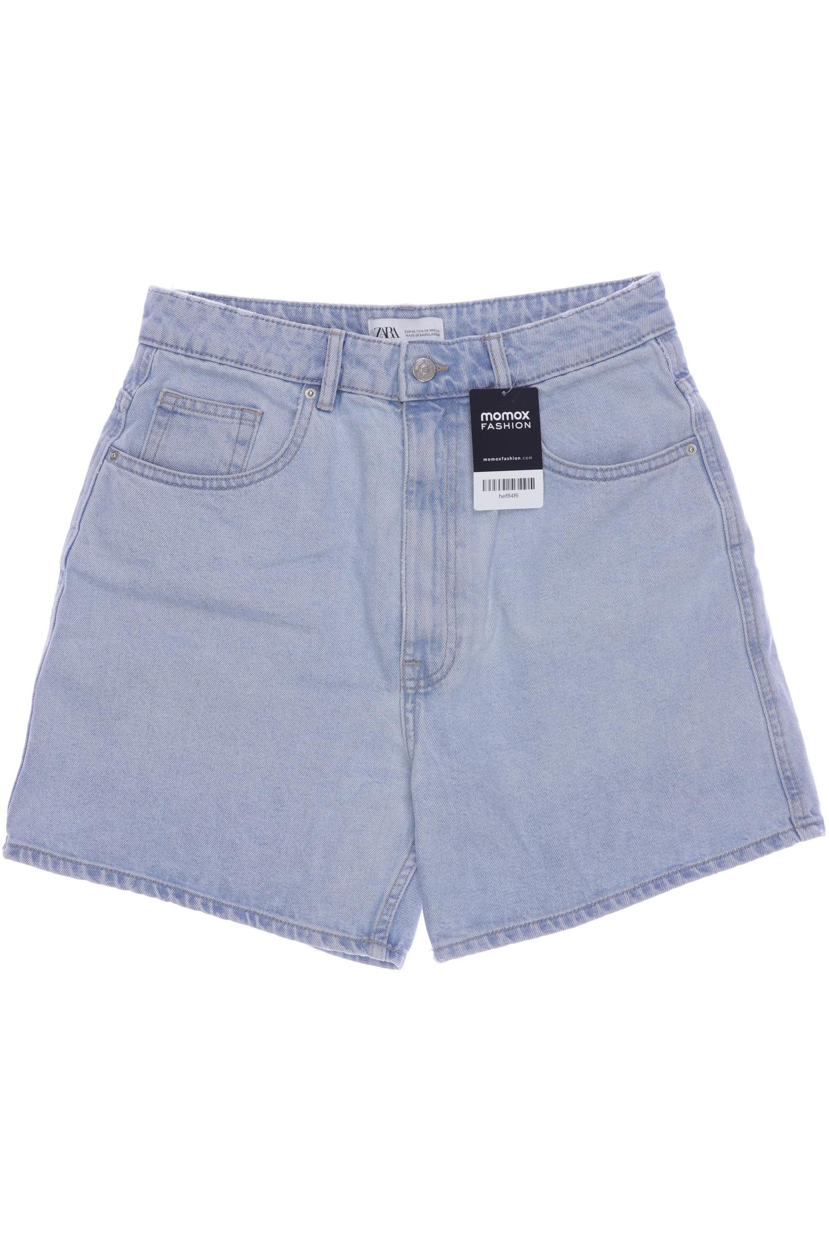

ZARA Damen Shorts, hellblau