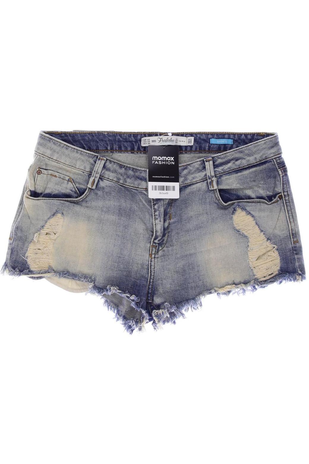 

ZARA Damen Shorts, blau