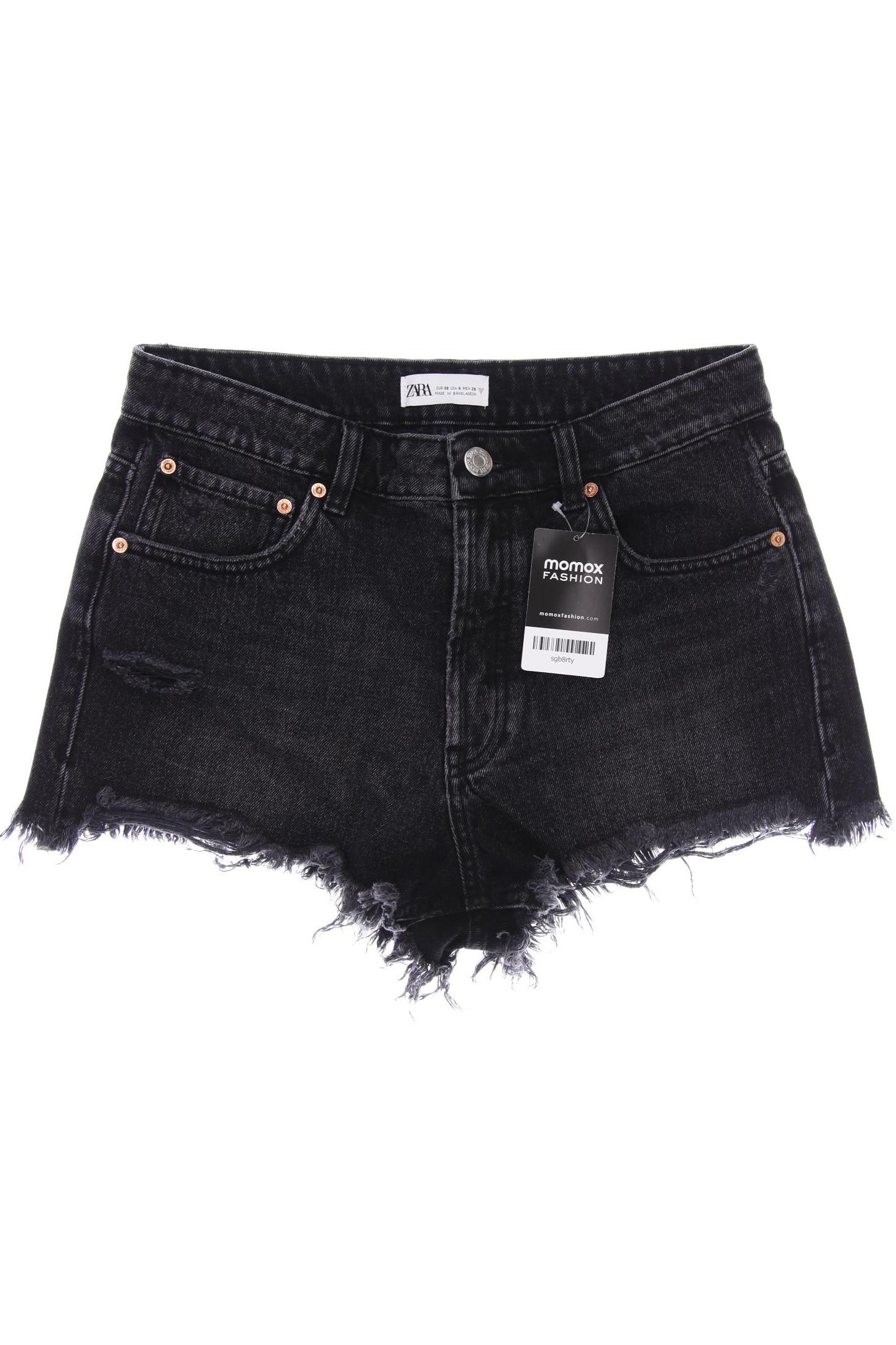 

ZARA Damen Shorts, schwarz