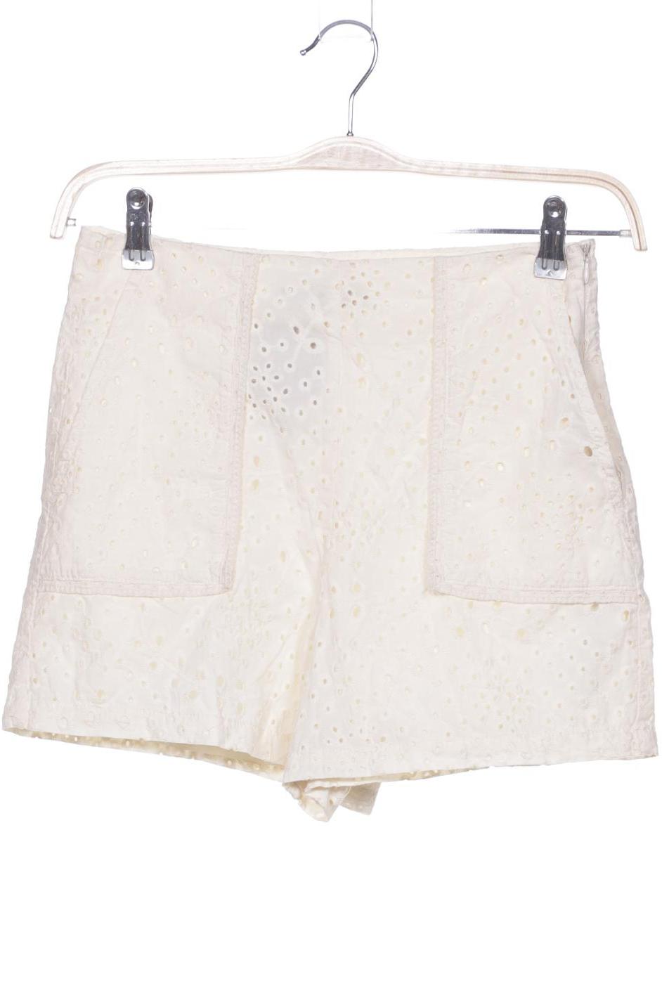 

ZARA Damen Shorts, cremeweiß