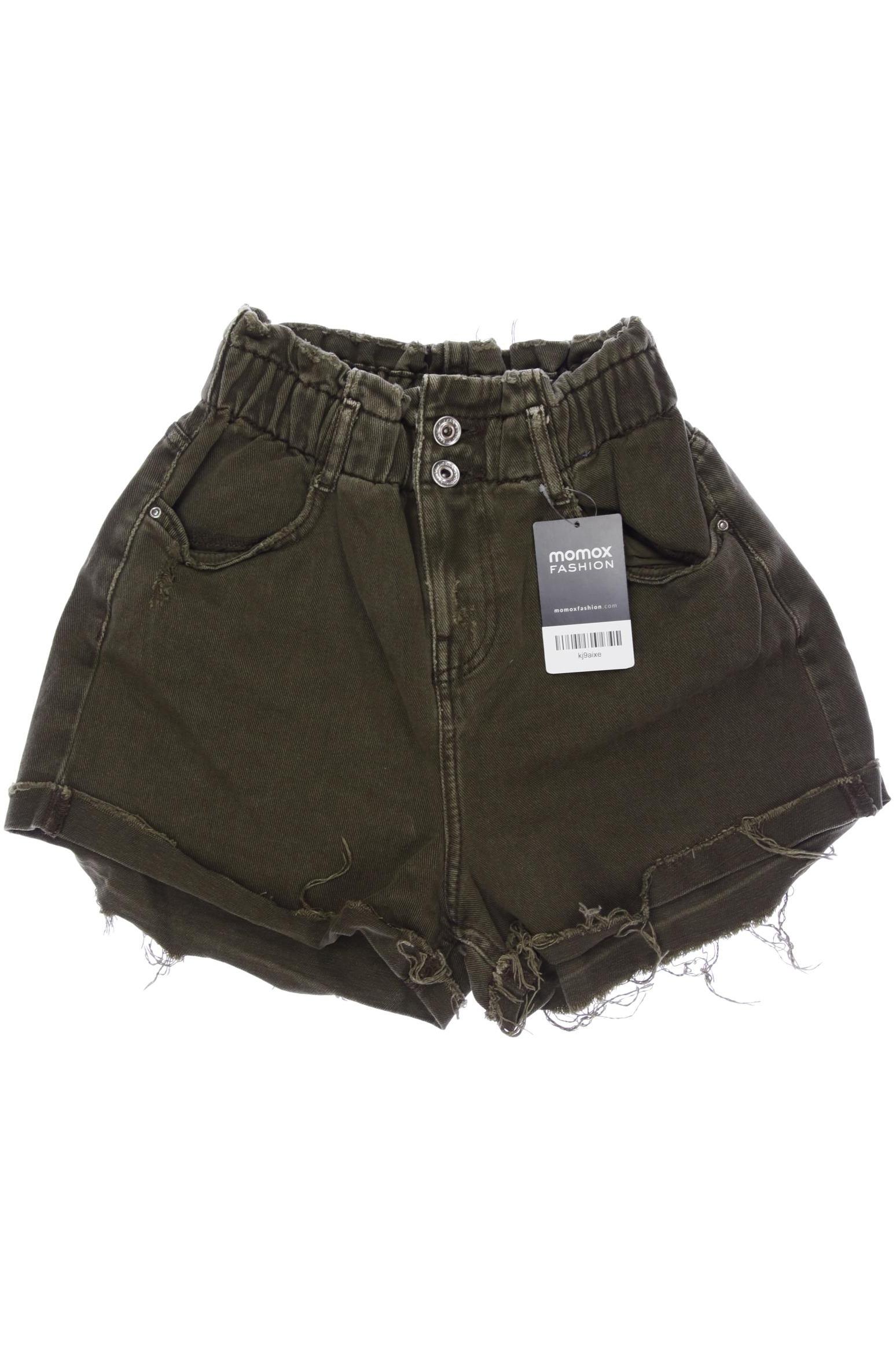 

Zara Damen Shorts, grün, Gr. 34