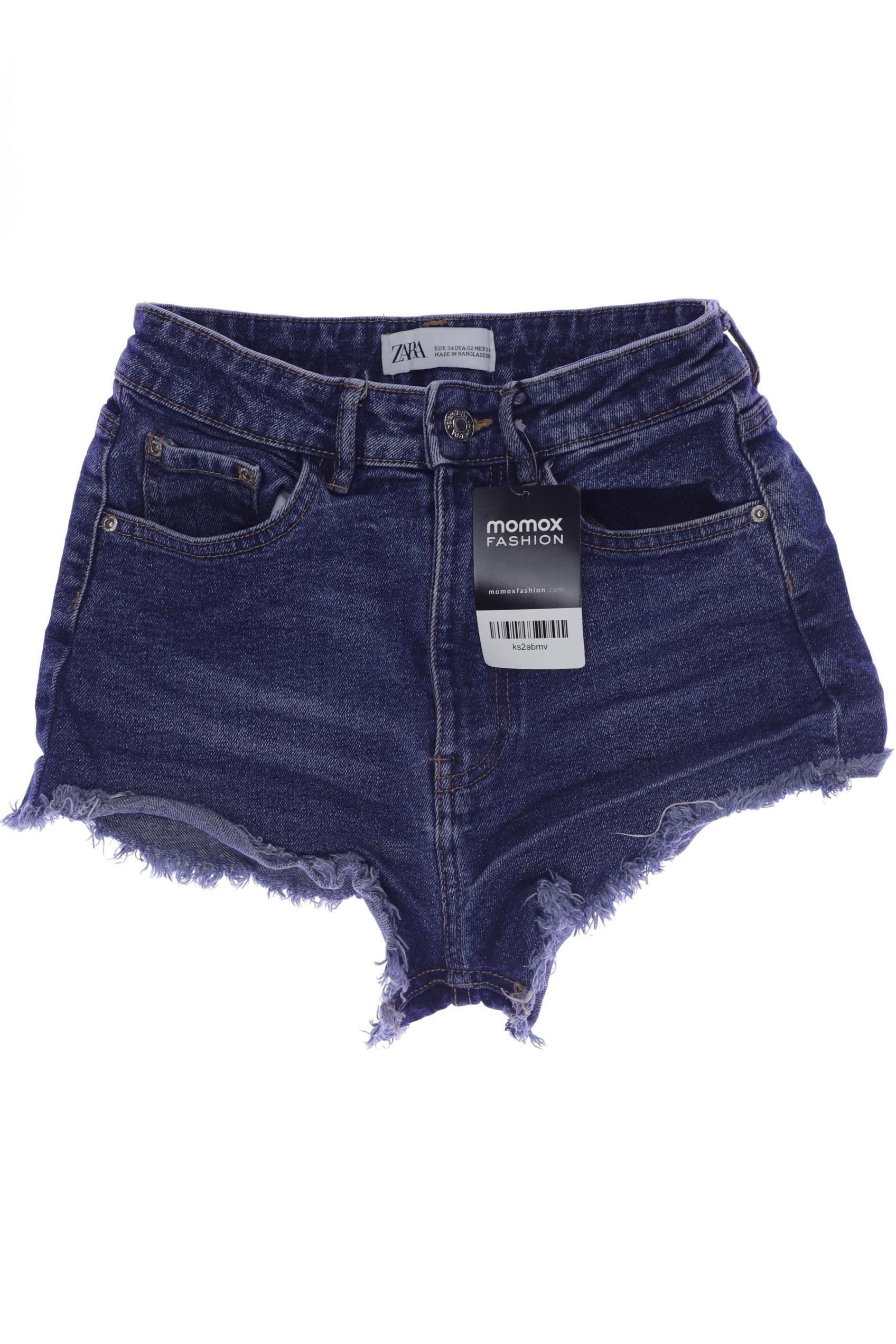 

Zara Damen Shorts, blau, Gr. 34