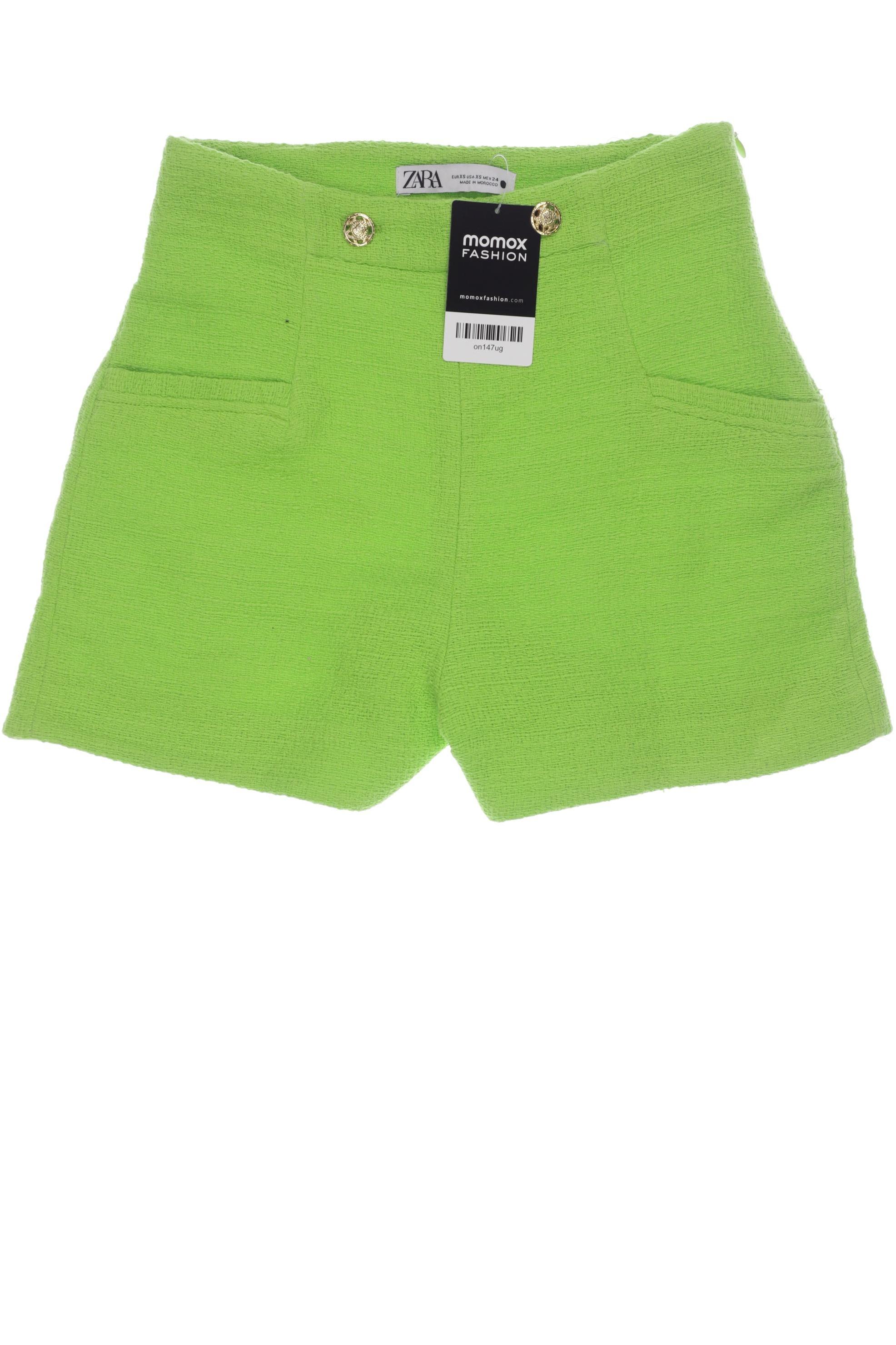 

Zara Damen Shorts, hellgrün, Gr. 34