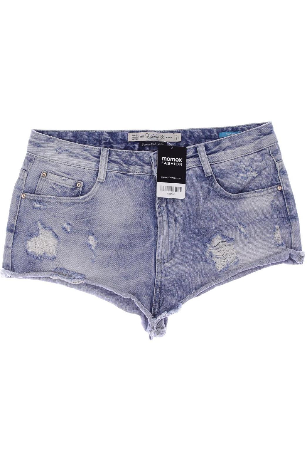 

ZARA Damen Shorts, blau