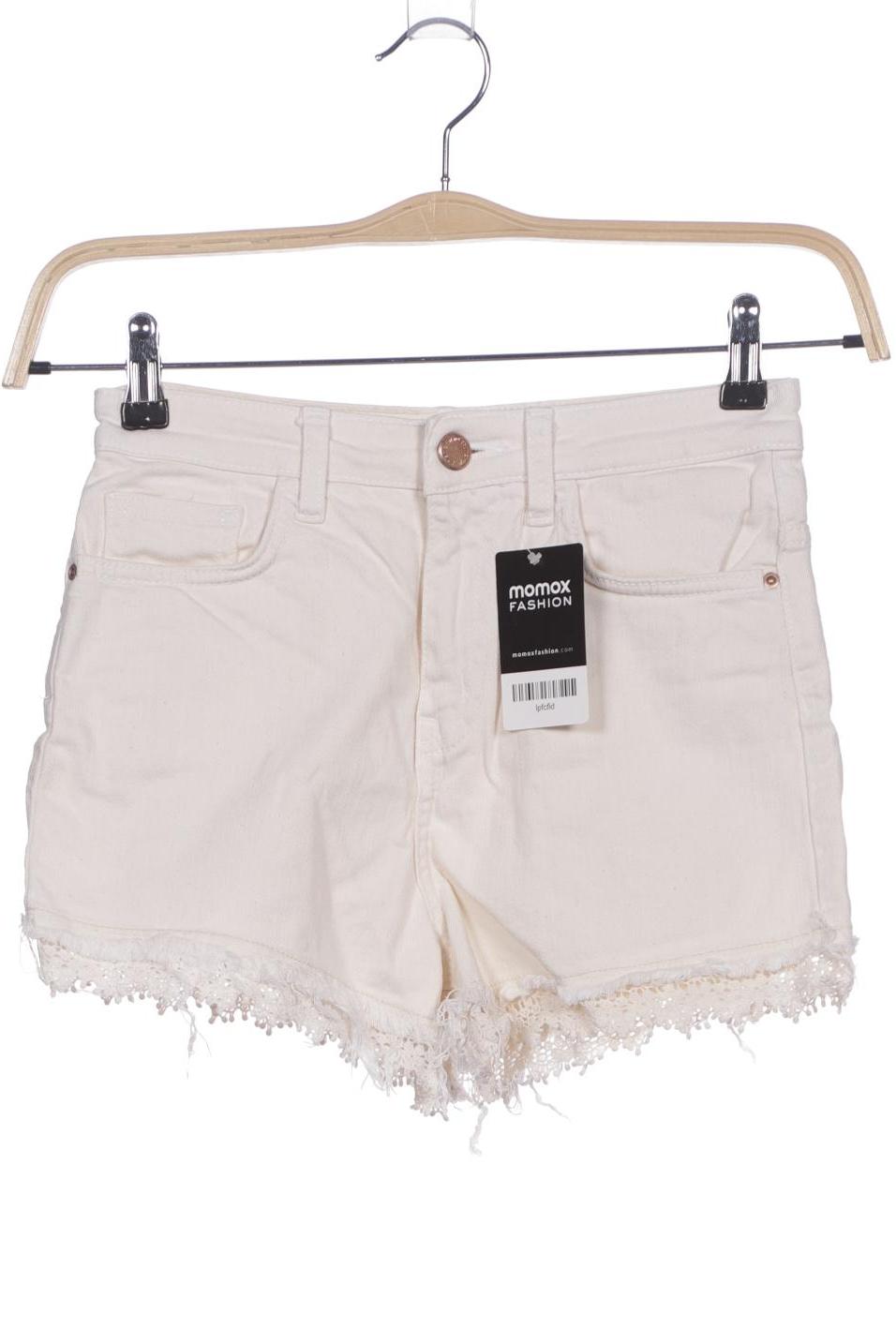 

Zara Damen Shorts, cremeweiß, Gr. 36