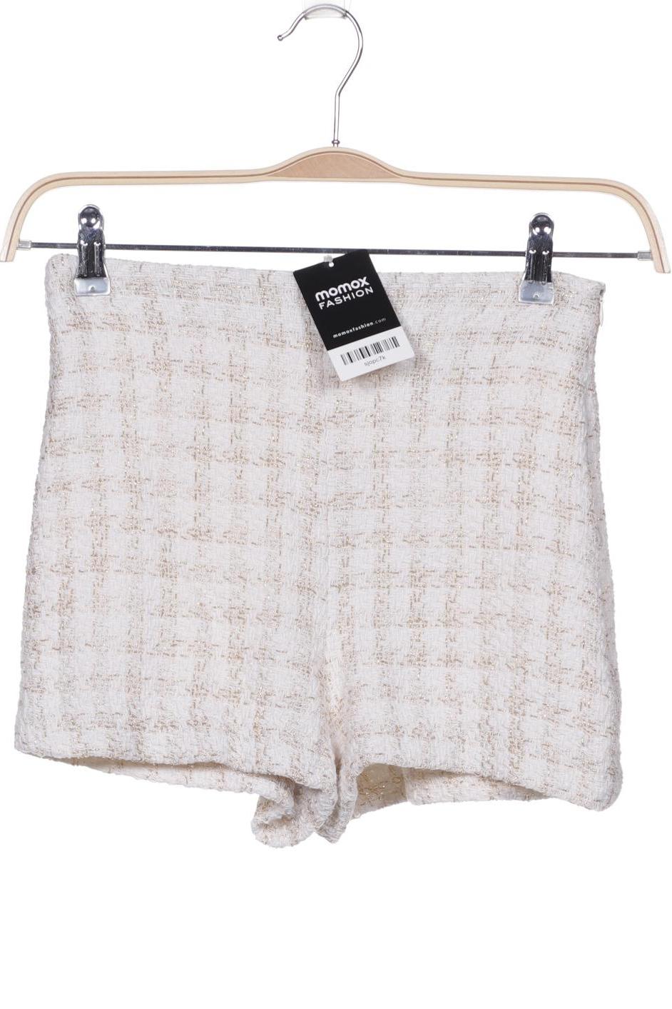 

ZARA Damen Shorts, cremeweiß