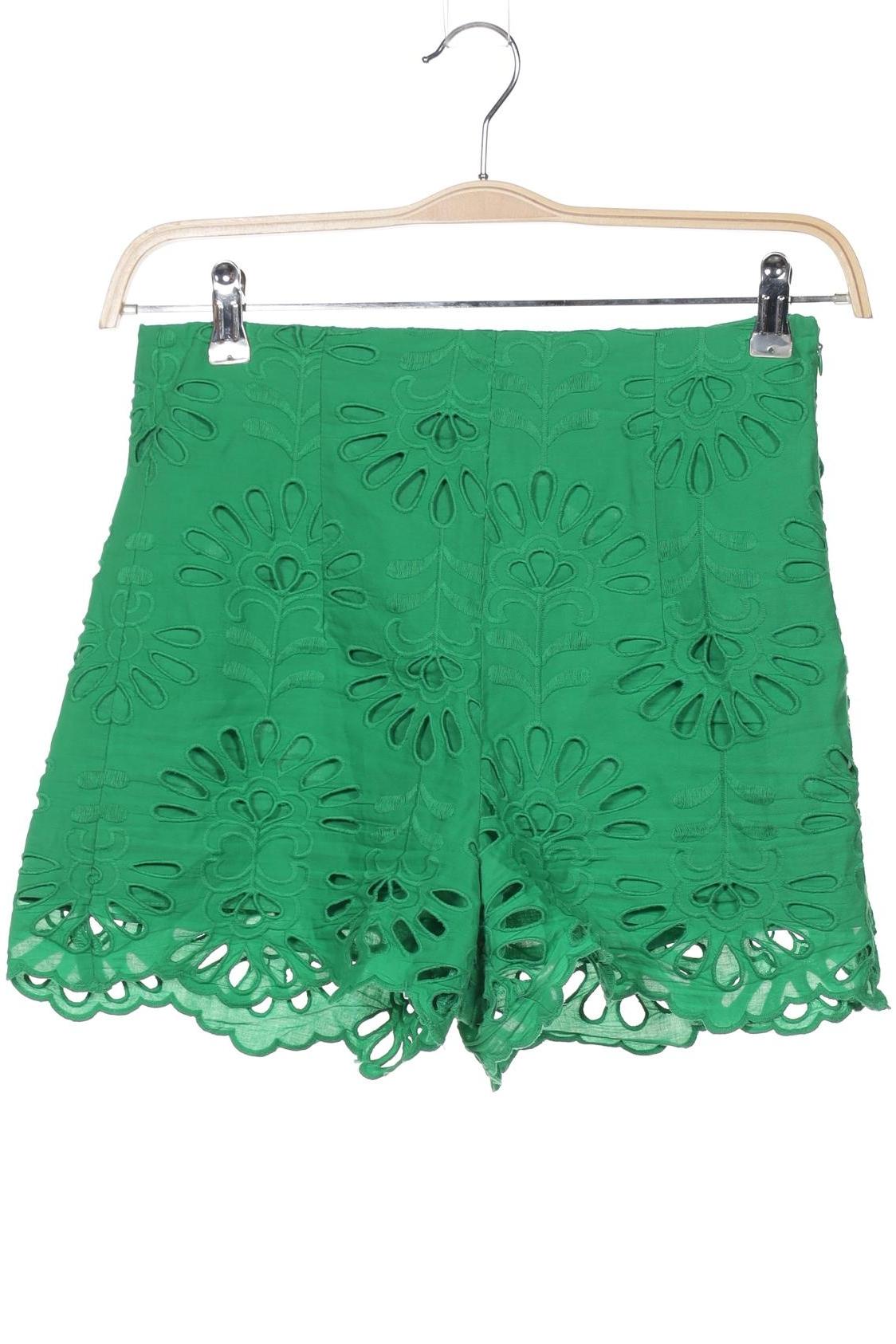 

Zara Damen Shorts, grün, Gr. 38