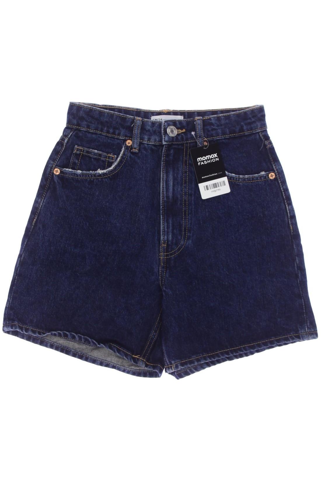 

Zara Damen Shorts, marineblau, Gr. 34