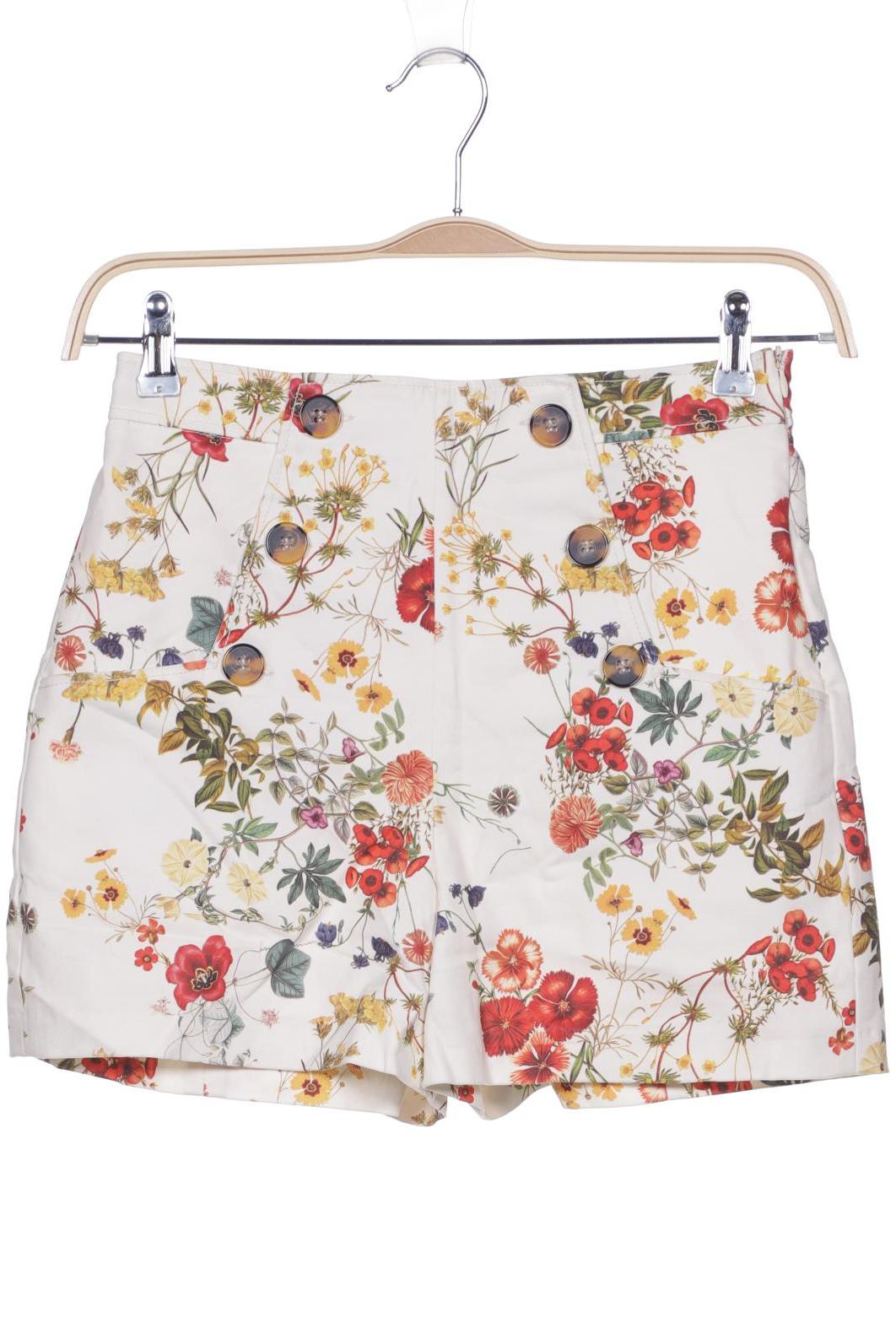 

ZARA Damen Shorts, cremeweiß