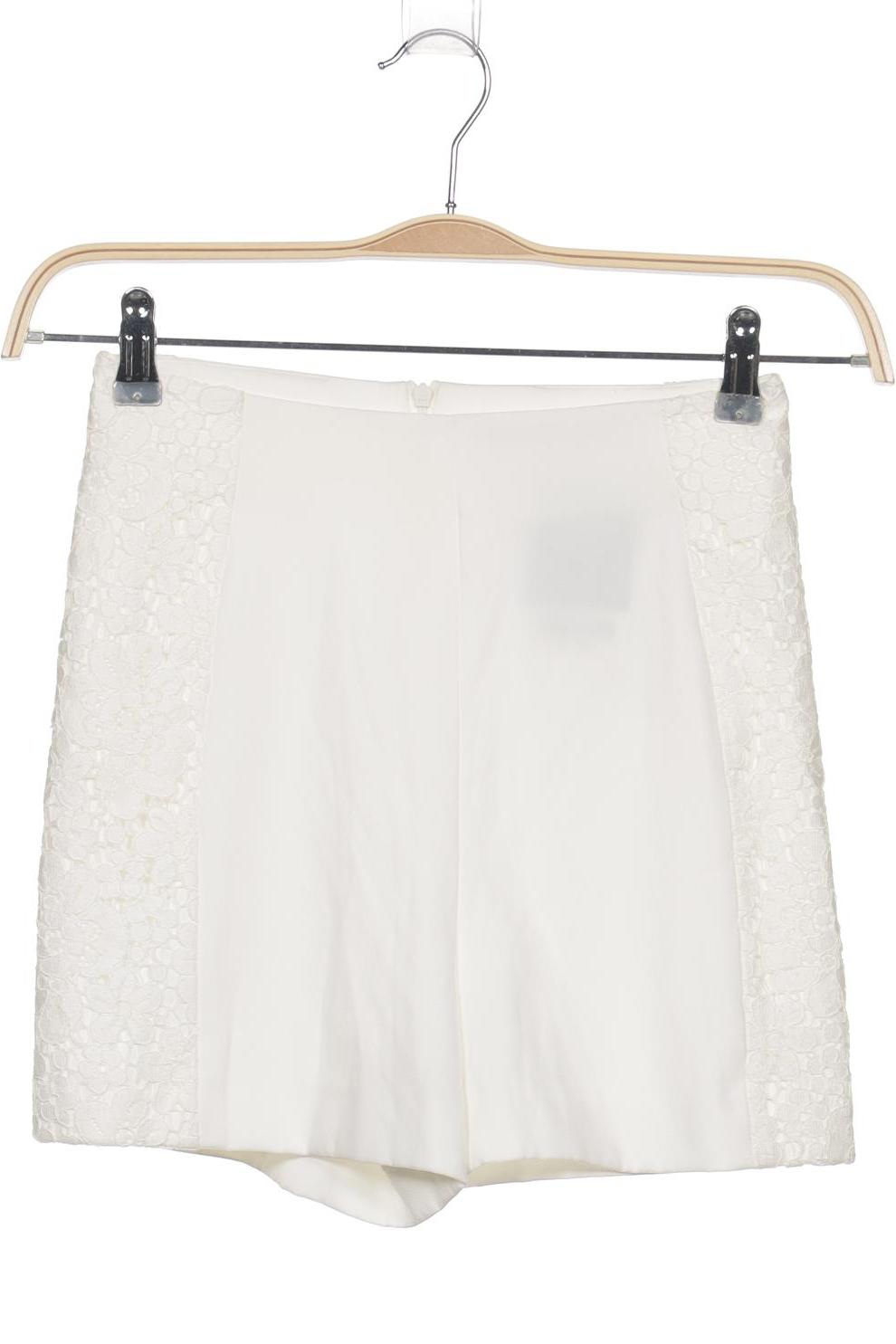 

Zara Damen Shorts, cremeweiß, Gr. 34