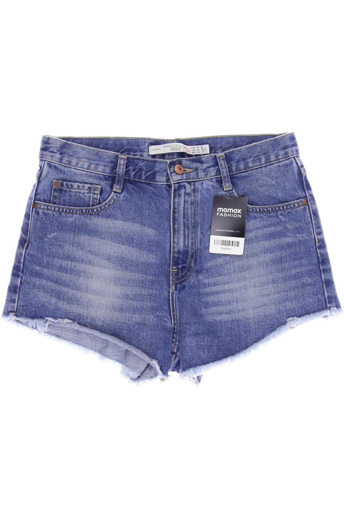 

ZARA Damen Shorts, blau