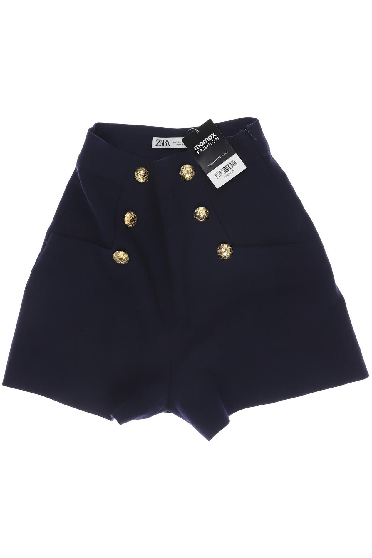 

ZARA Damen Shorts, marineblau