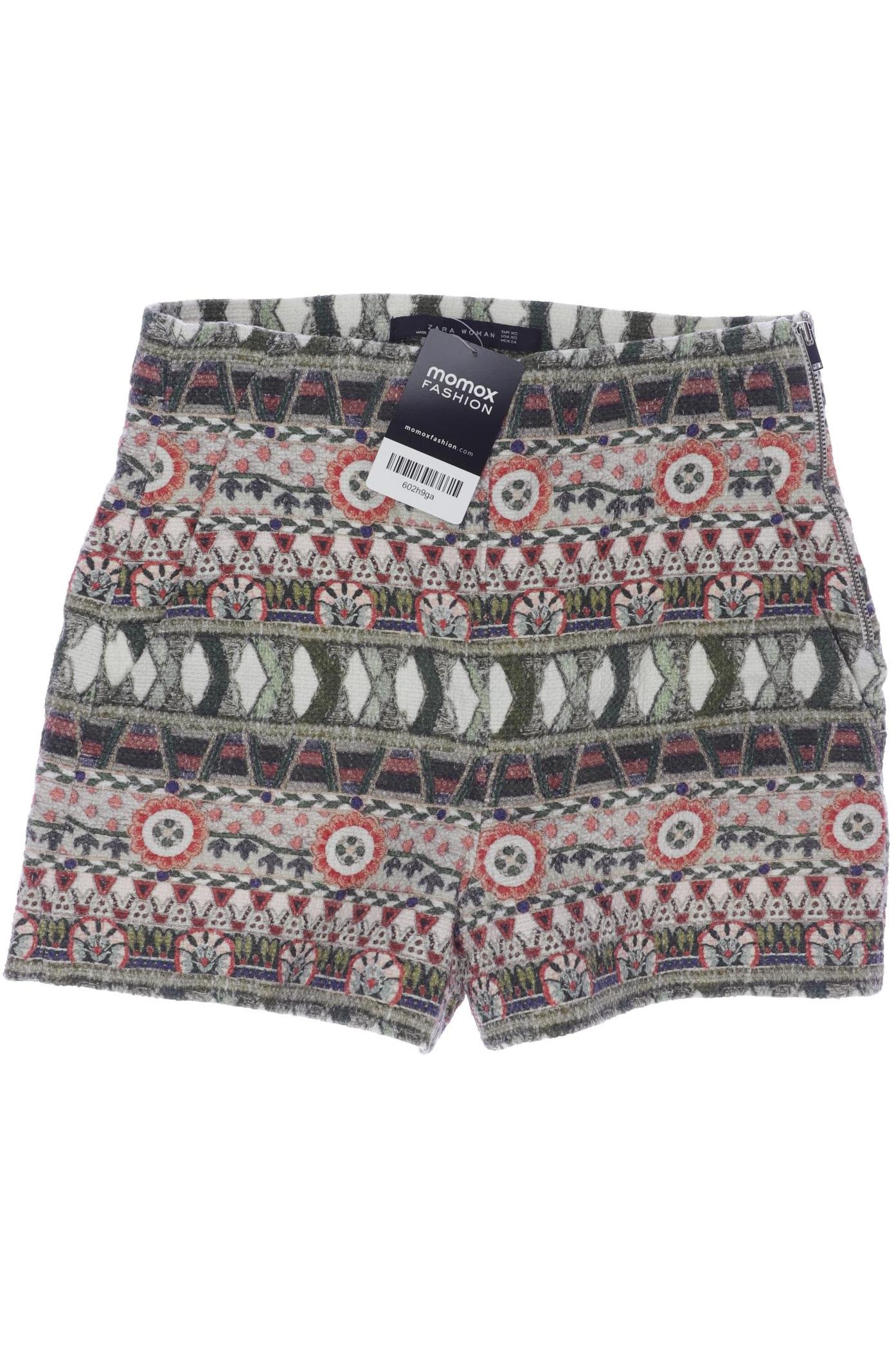 

Zara Damen Shorts, grün, Gr. 34