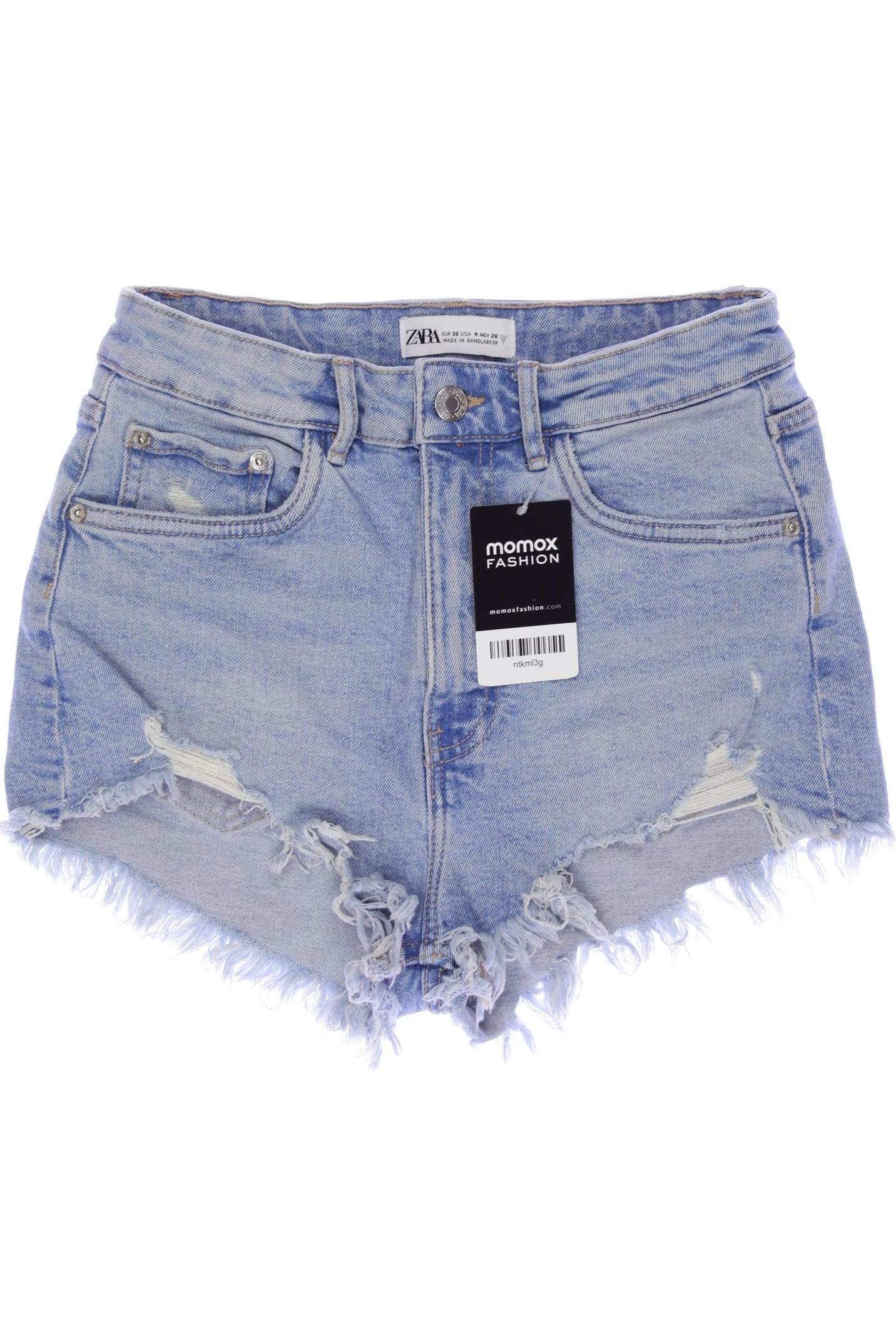 

Zara Damen Shorts, hellblau, Gr. 36