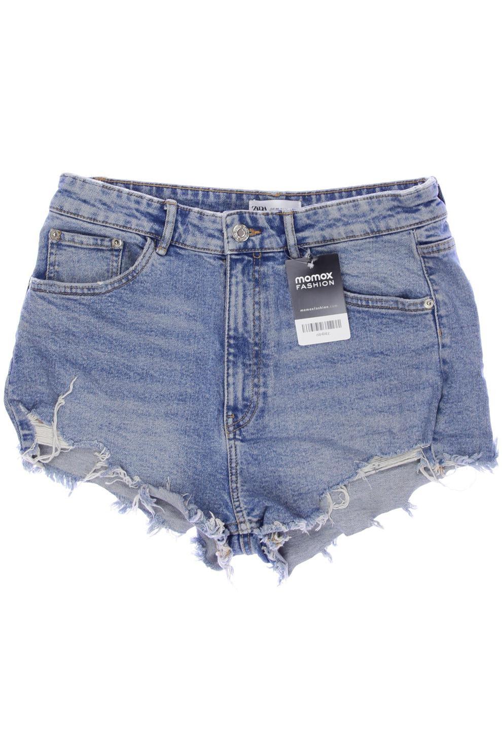 

ZARA Damen Shorts, blau