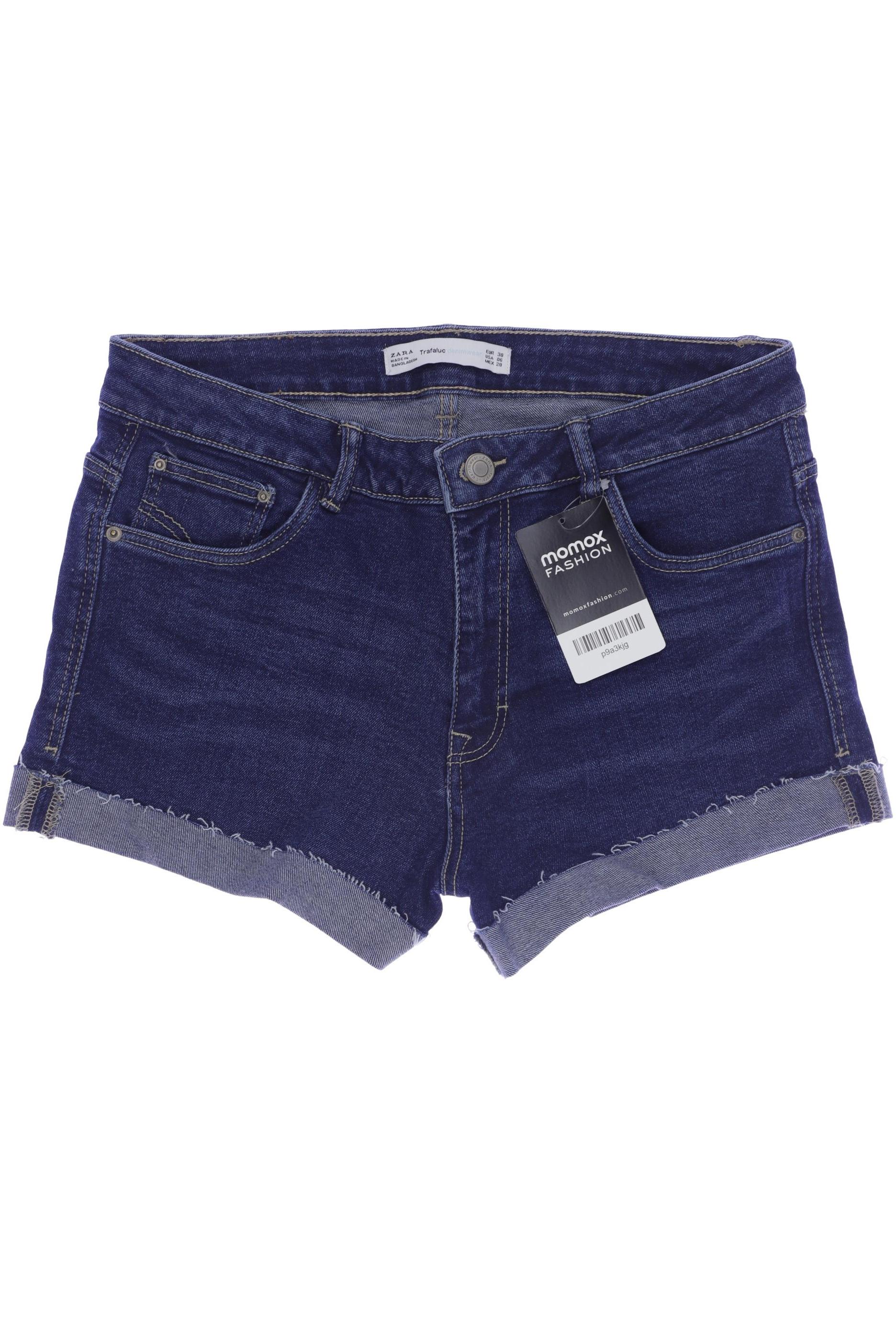 

Zara Damen Shorts, marineblau, Gr. 38