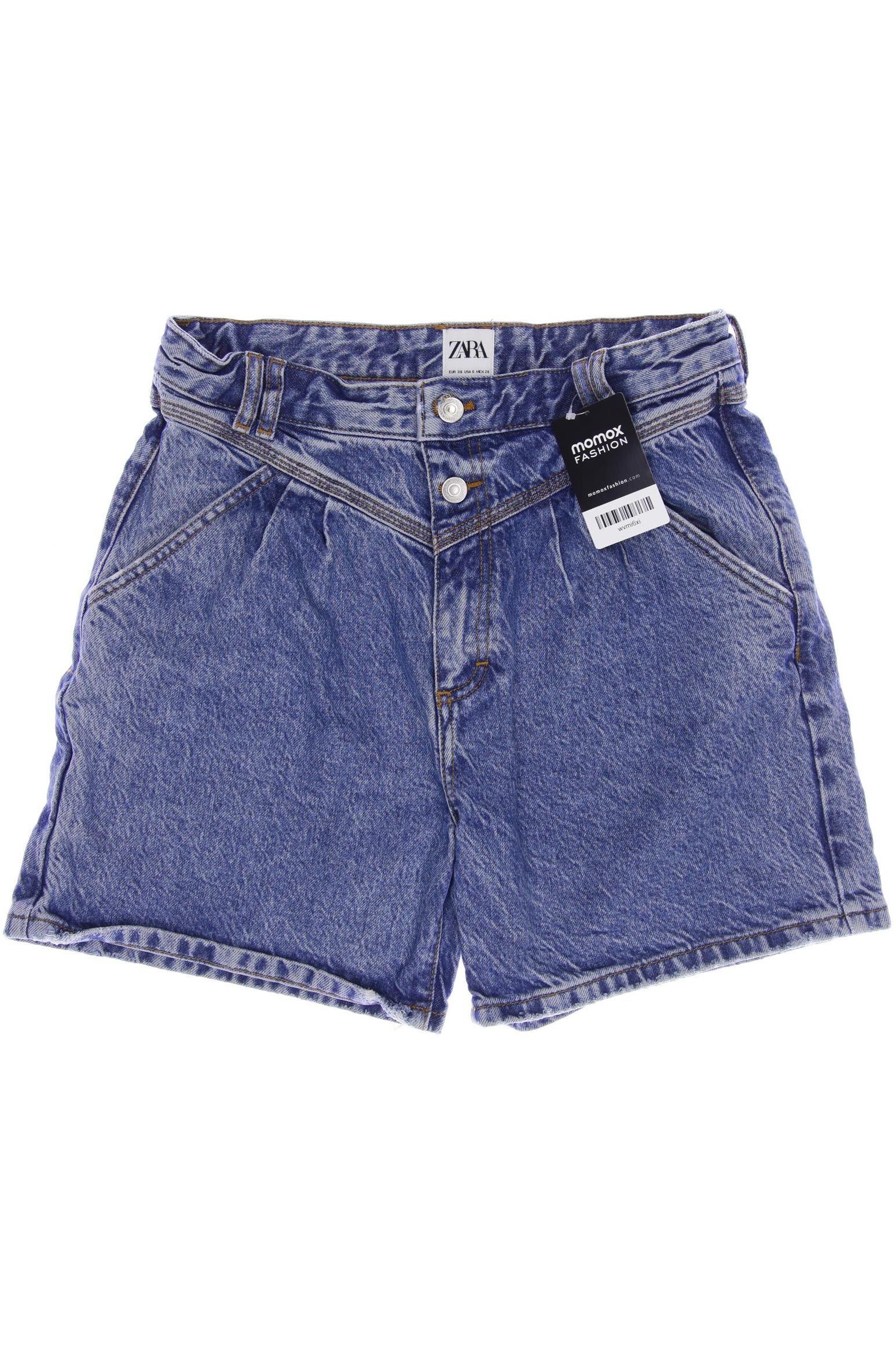 

Zara Damen Shorts, blau, Gr. 38