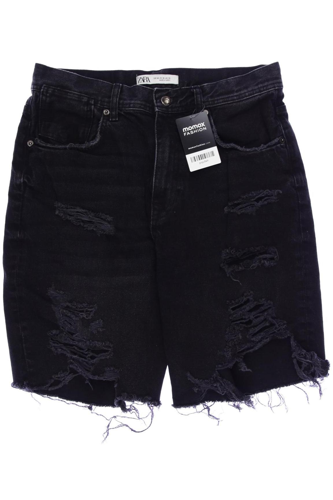 

ZARA Damen Shorts, schwarz