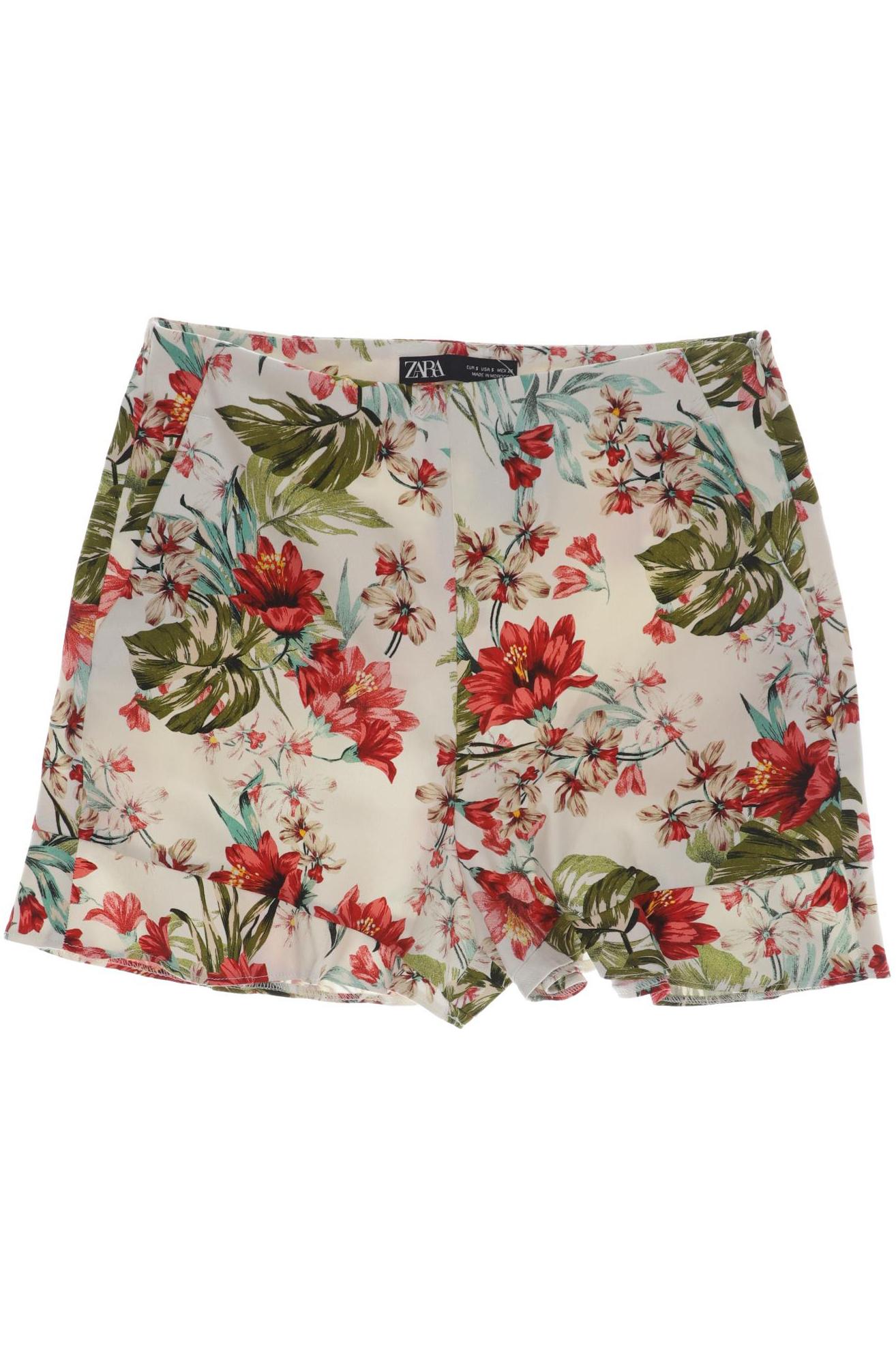 

ZARA Damen Shorts, cremeweiß
