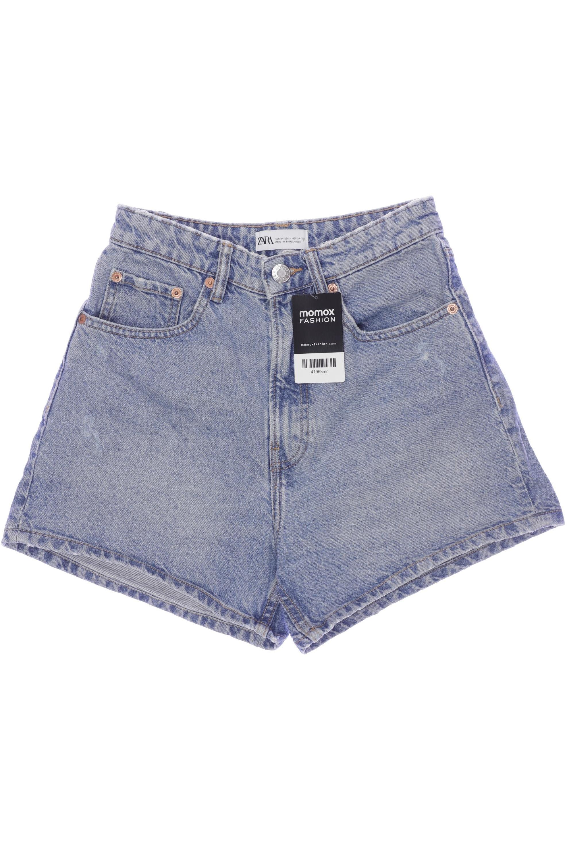 

Zara Damen Shorts, hellblau, Gr. 34
