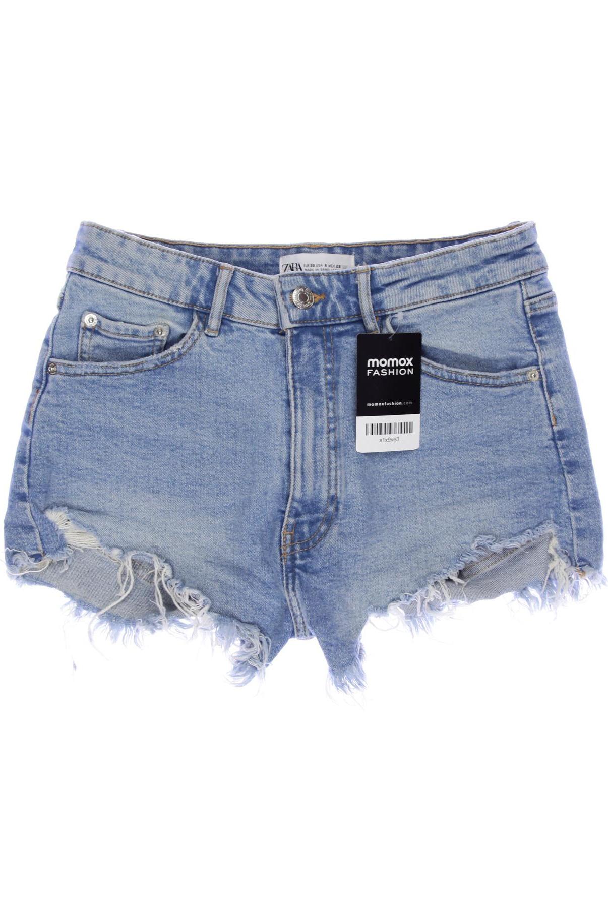 

Zara Damen Shorts, hellblau, Gr. 38