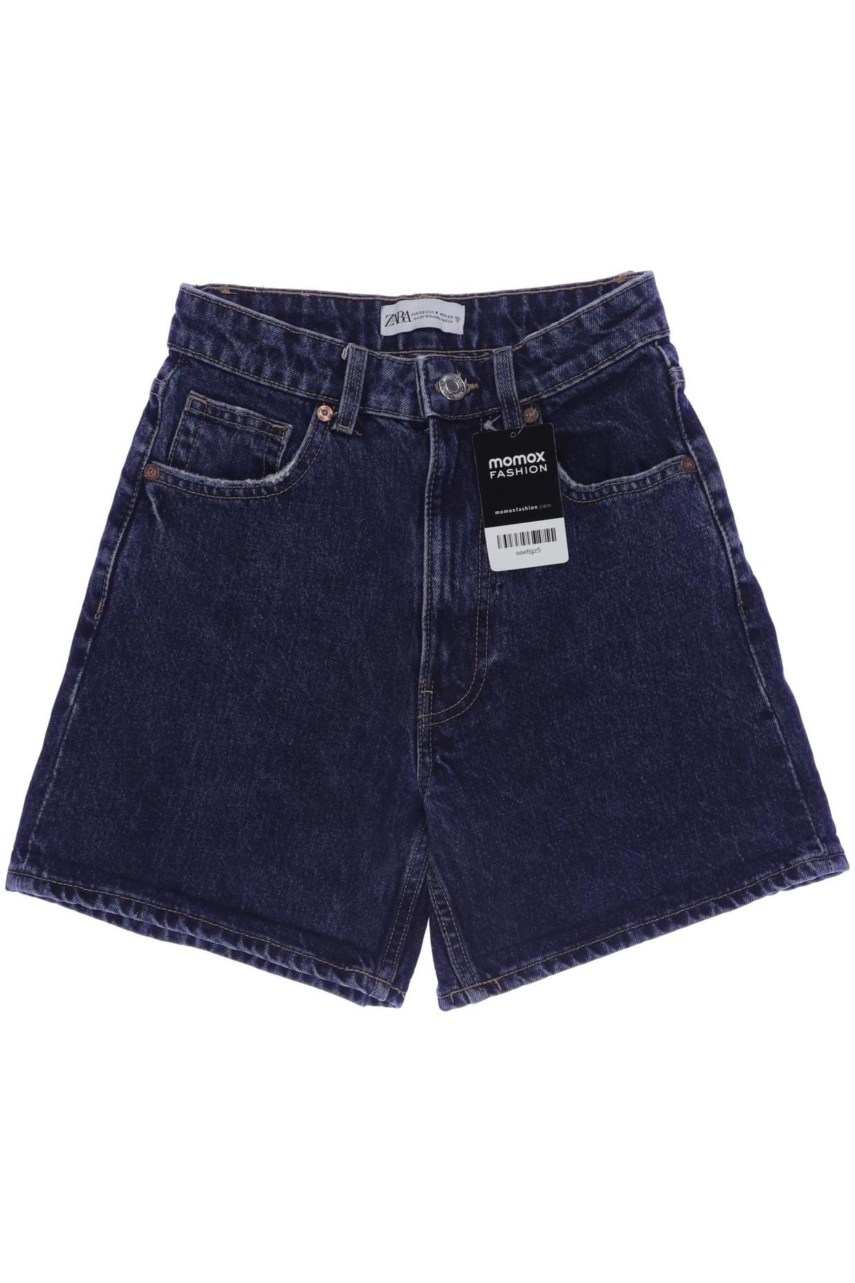 

Zara Damen Shorts, marineblau, Gr. 32