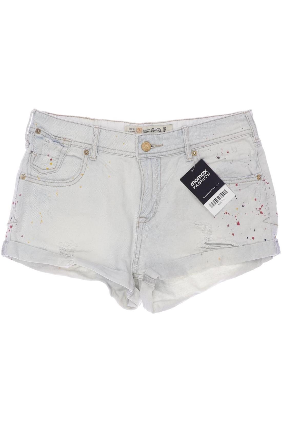 

Zara Damen Shorts, cremeweiß, Gr. 34