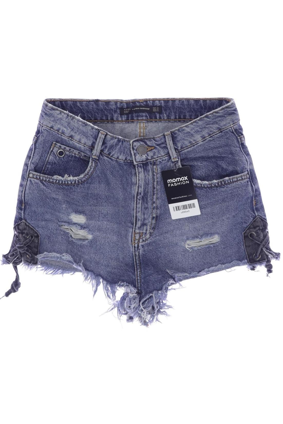 

Zara Damen Shorts, blau, Gr. 34