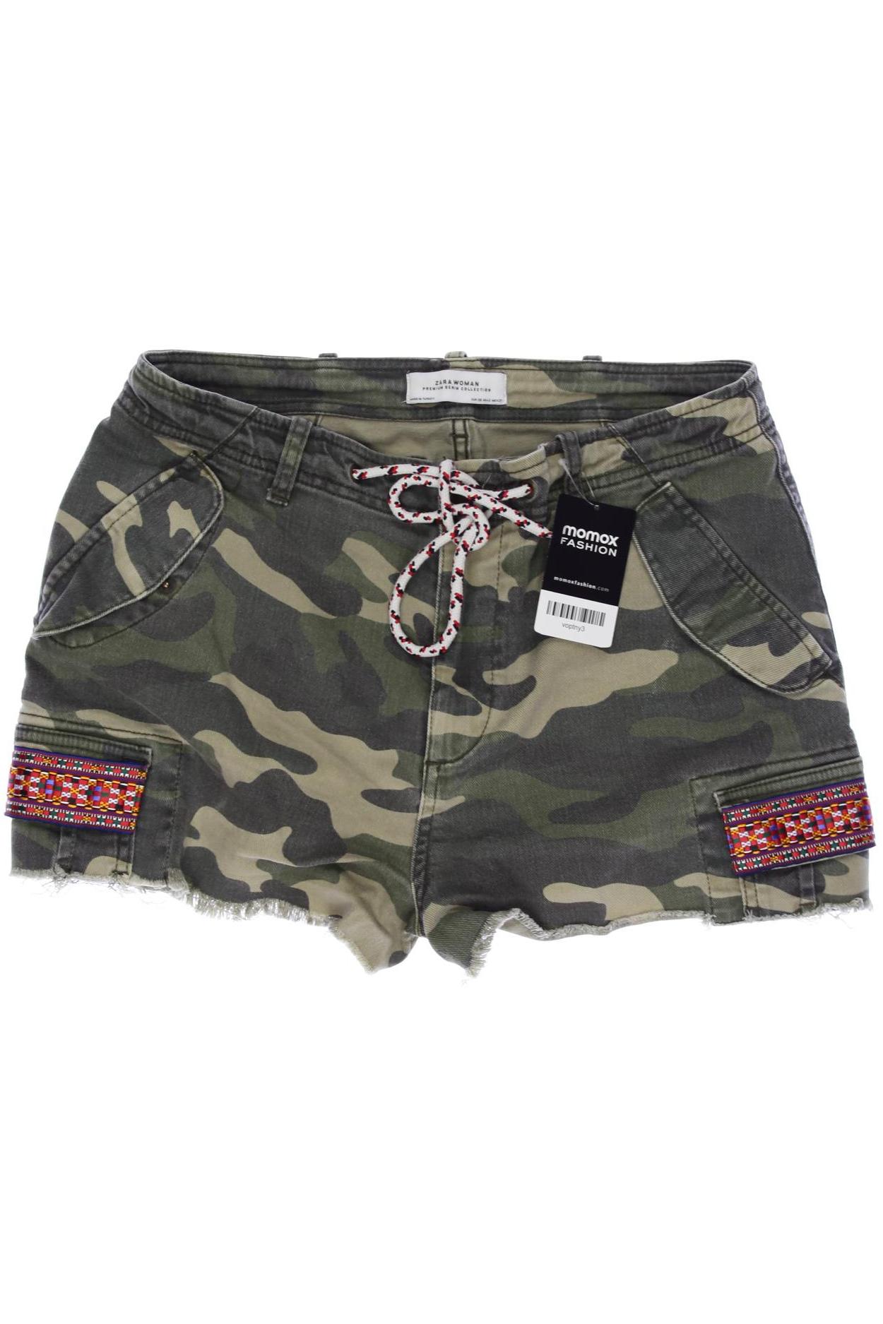 

Zara Damen Shorts, grün, Gr. 38