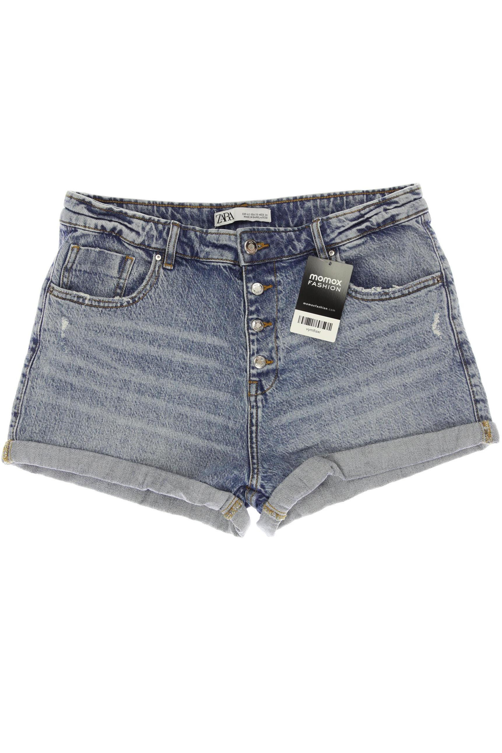 

ZARA Damen Shorts, blau