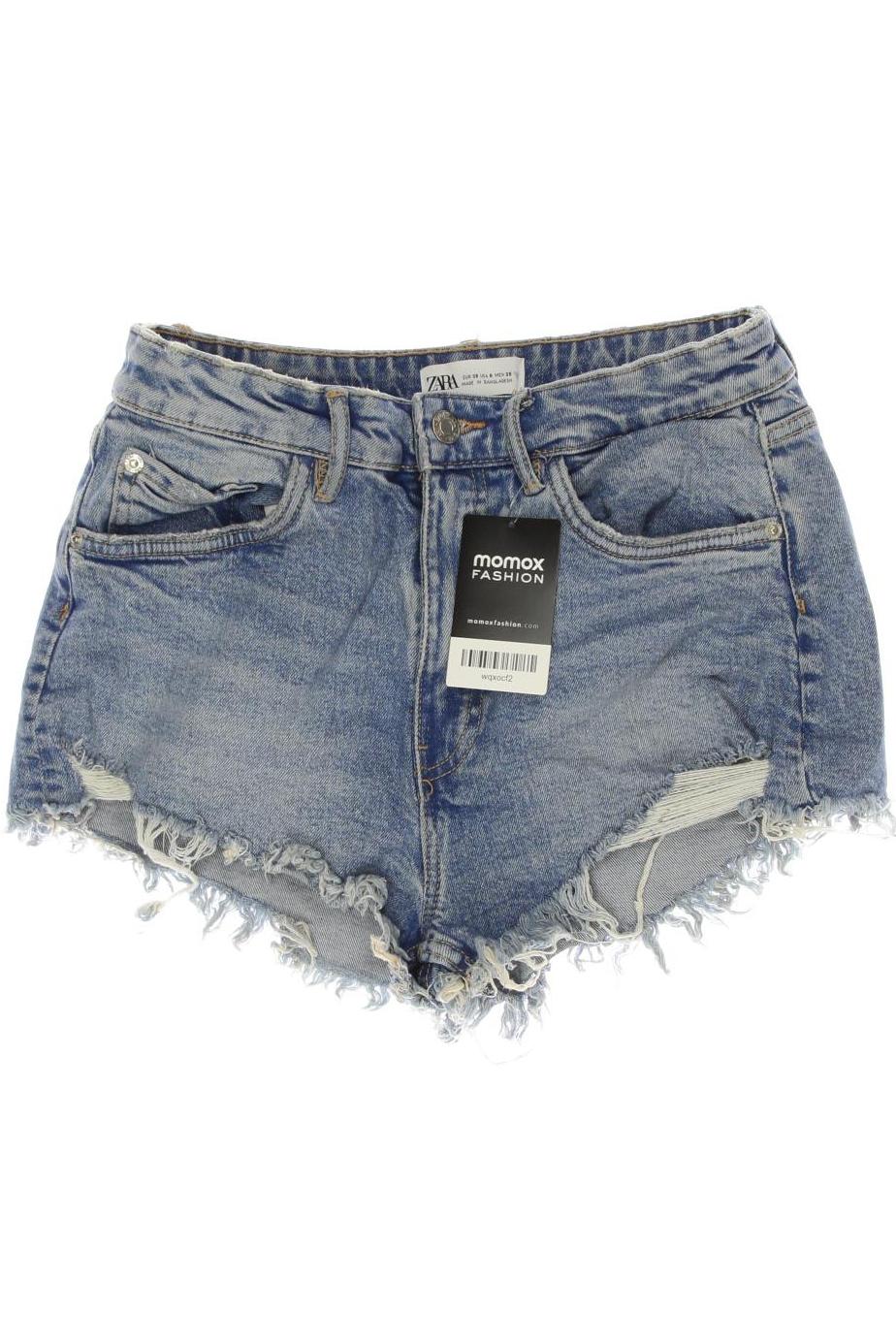 

ZARA Damen Shorts, blau