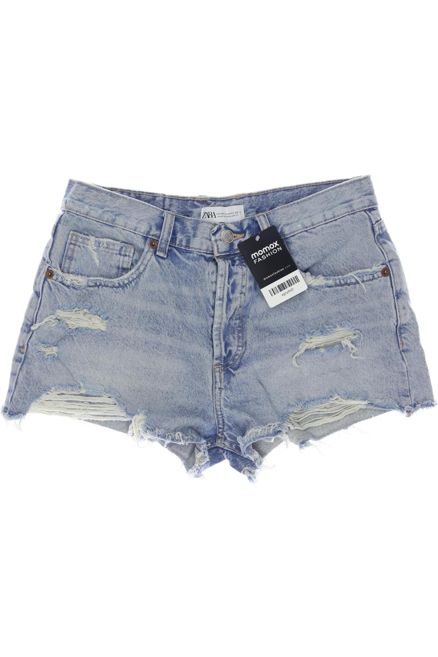 

Zara Damen Shorts, hellblau, Gr. 38